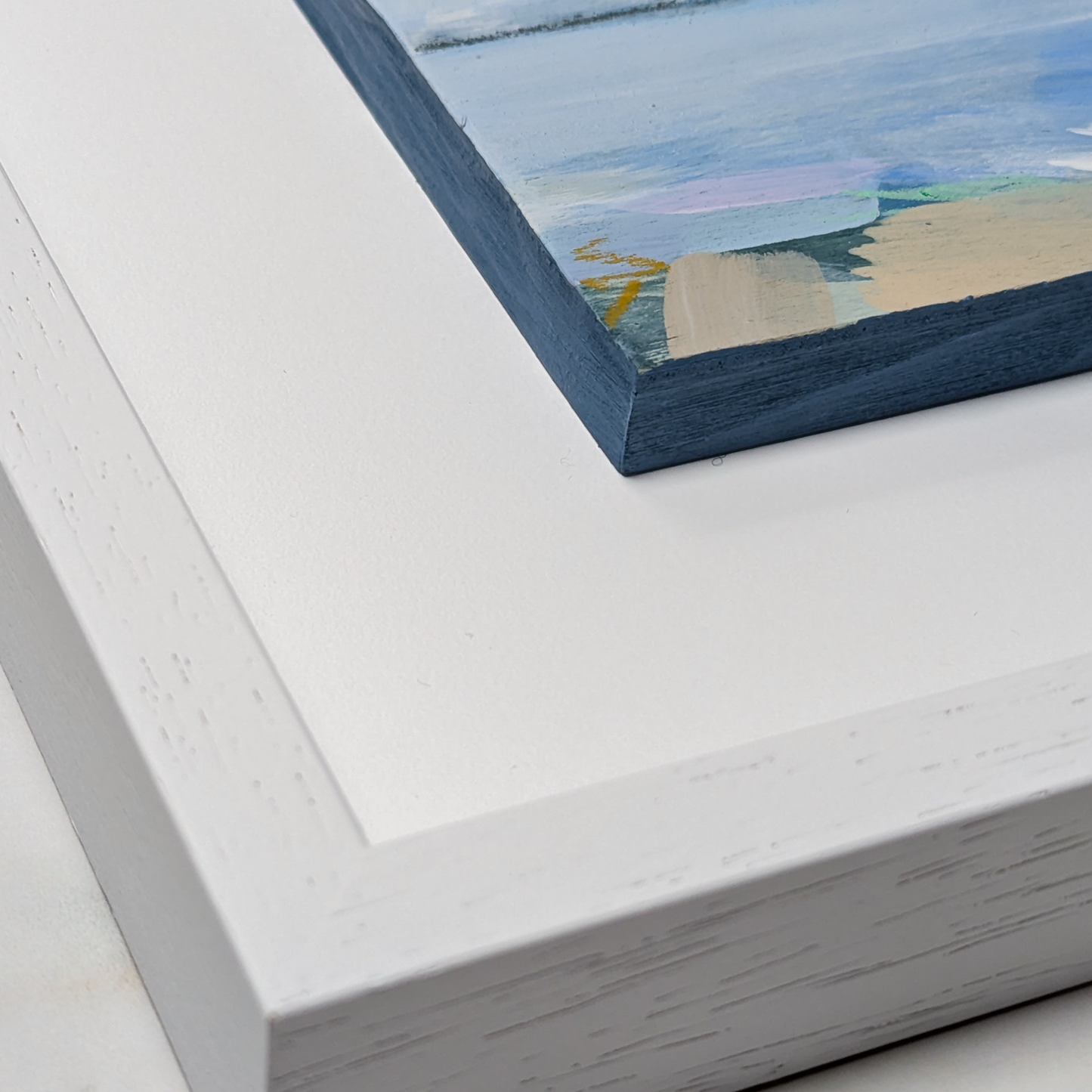 Rain on the Horizon IV, Original Painting on Board