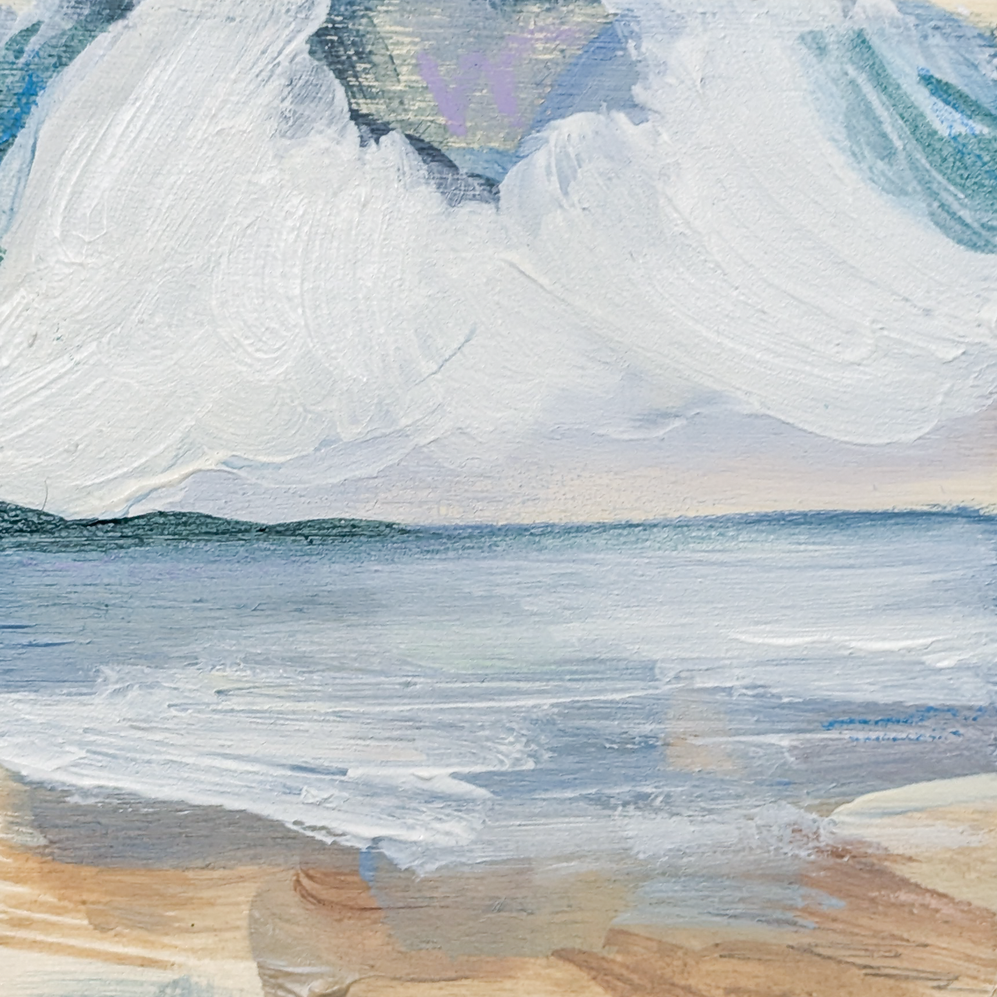 The Fresh Sea Air IV, Original Painting on Board