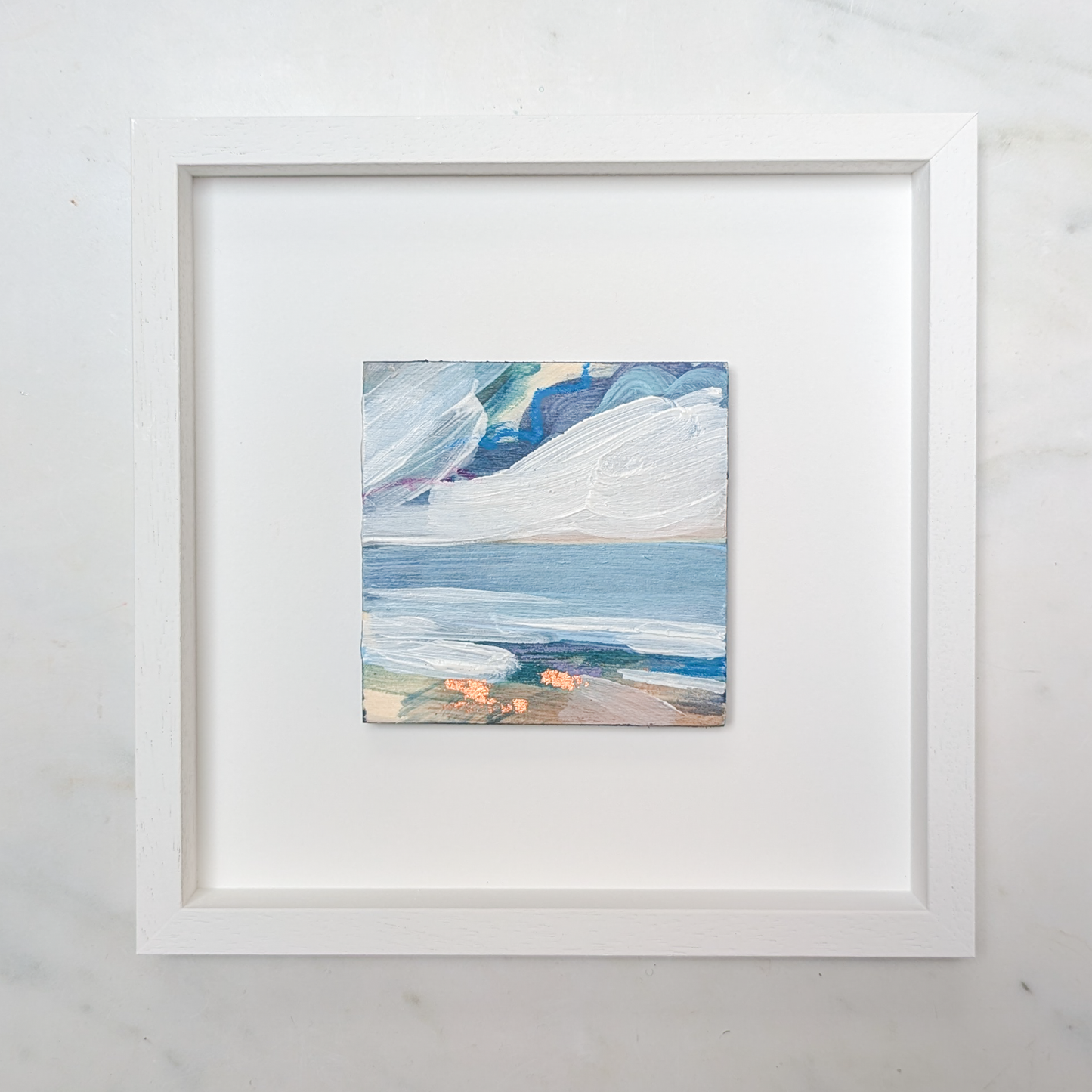 Jewels in the Sand IV, Original Painting on Board