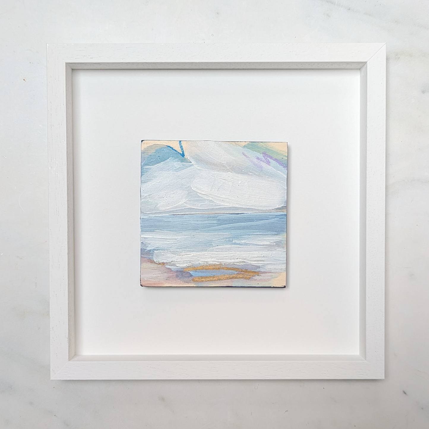 Pastel Shores I, Original Painting on Board