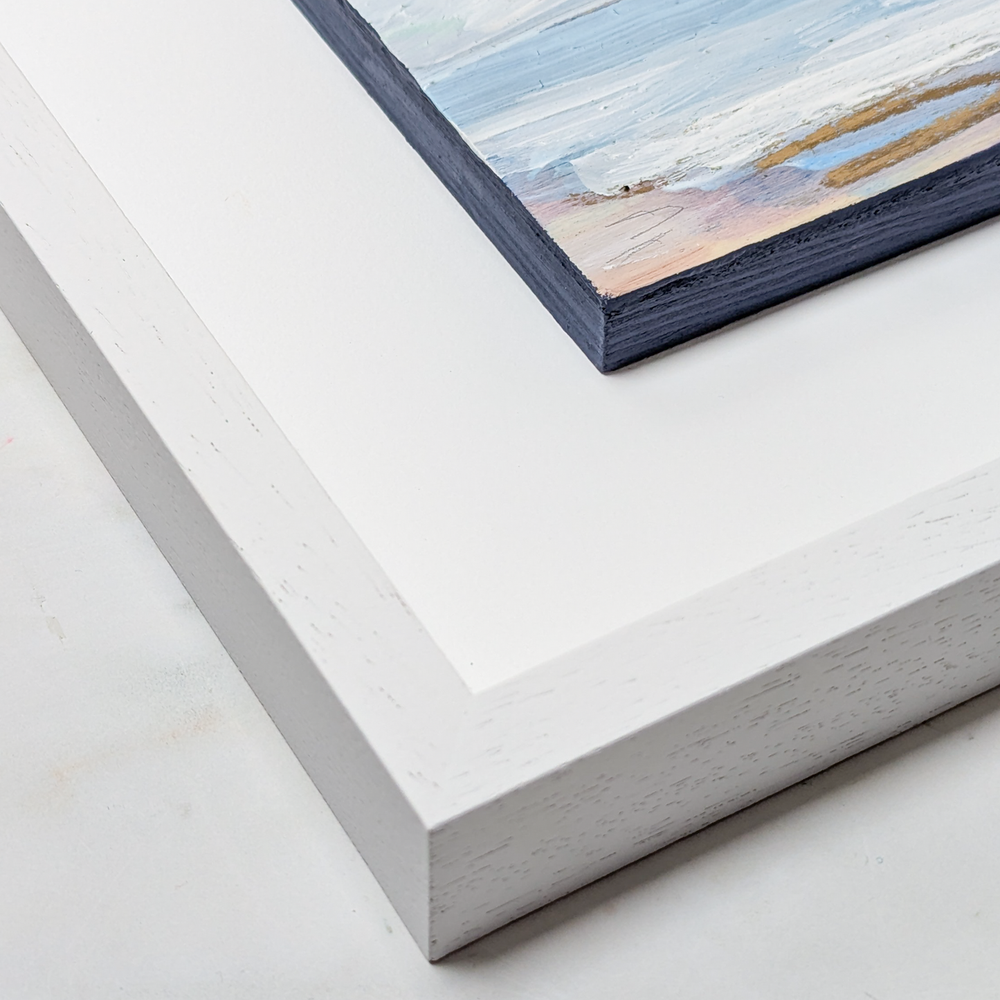 Pastel Shores I, Original Painting on Board