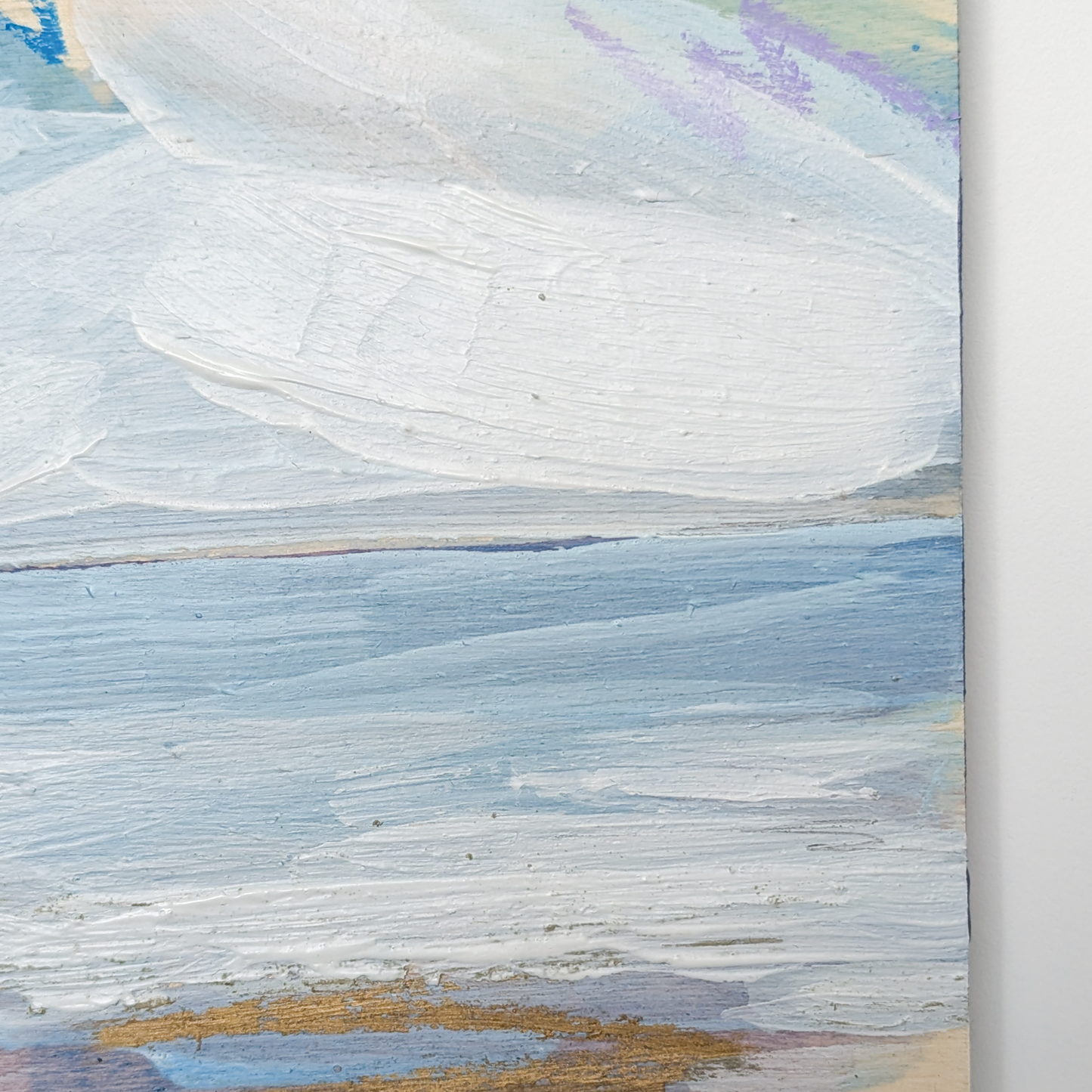 Pastel Shores I, Original Painting on Board