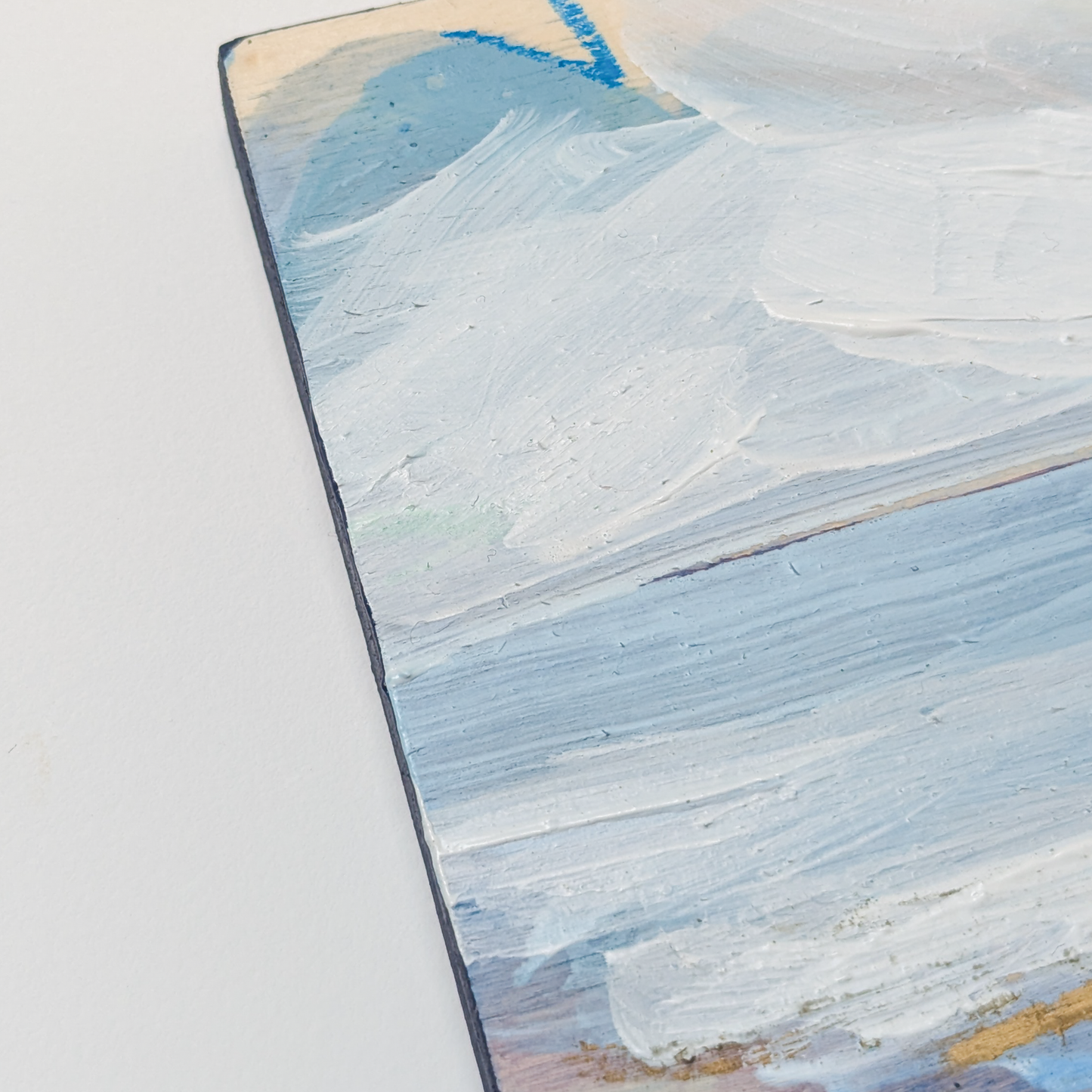 Pastel Shores I, Original Painting on Board