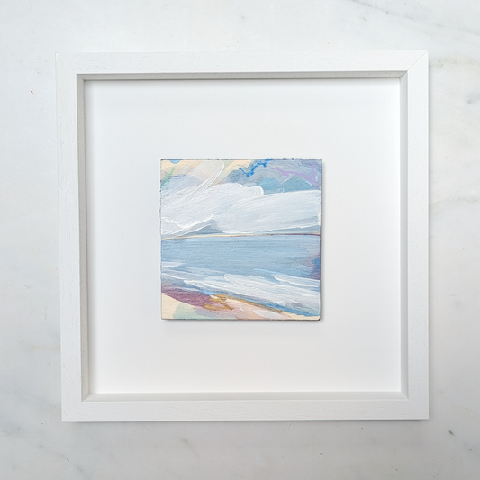 Pastel Shores II, Original Painting on Board