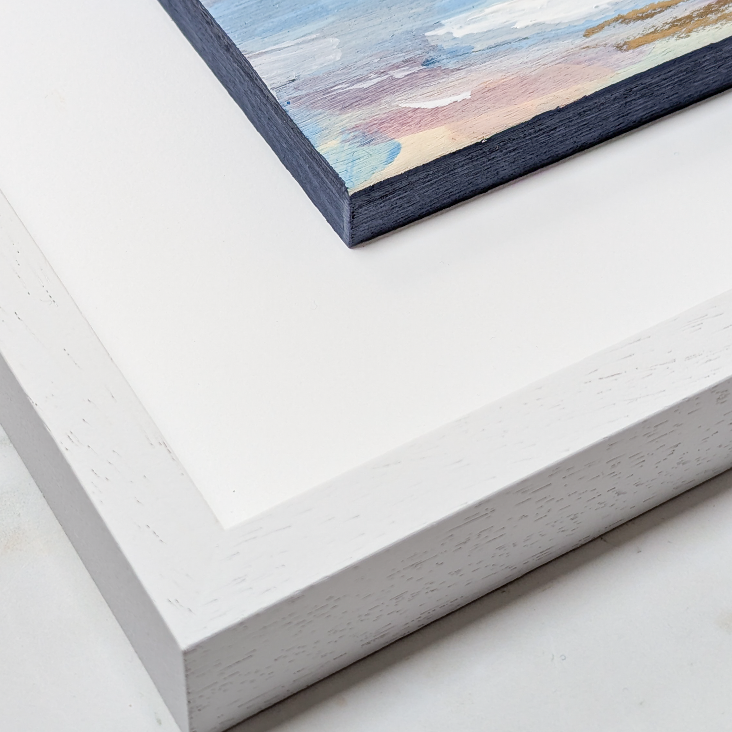 Pastel Shores III, Original Painting on Board