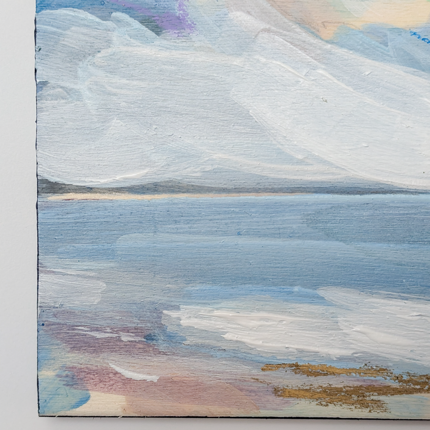 Pastel Shores III, Original Painting on Board