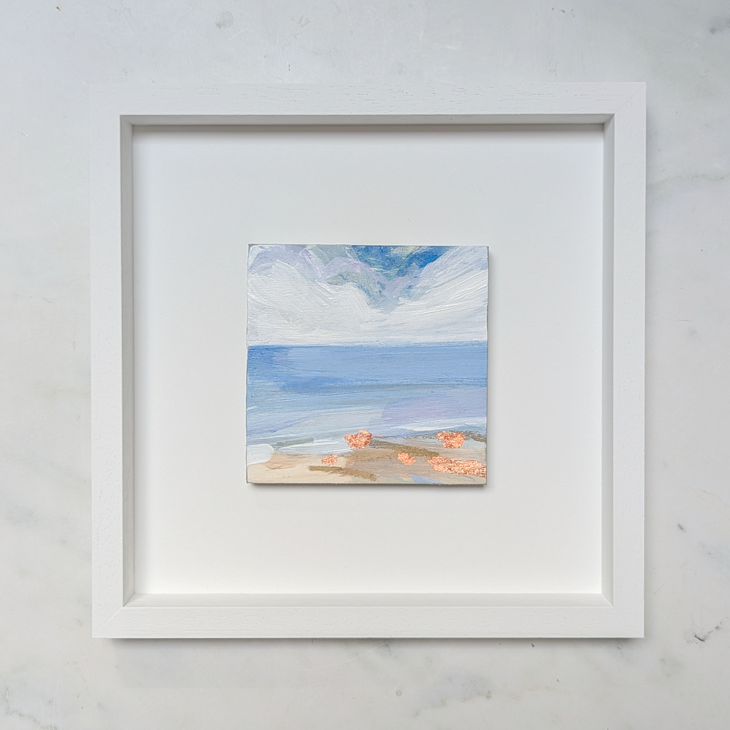 Spring on the Shore I, Original Painting on Board