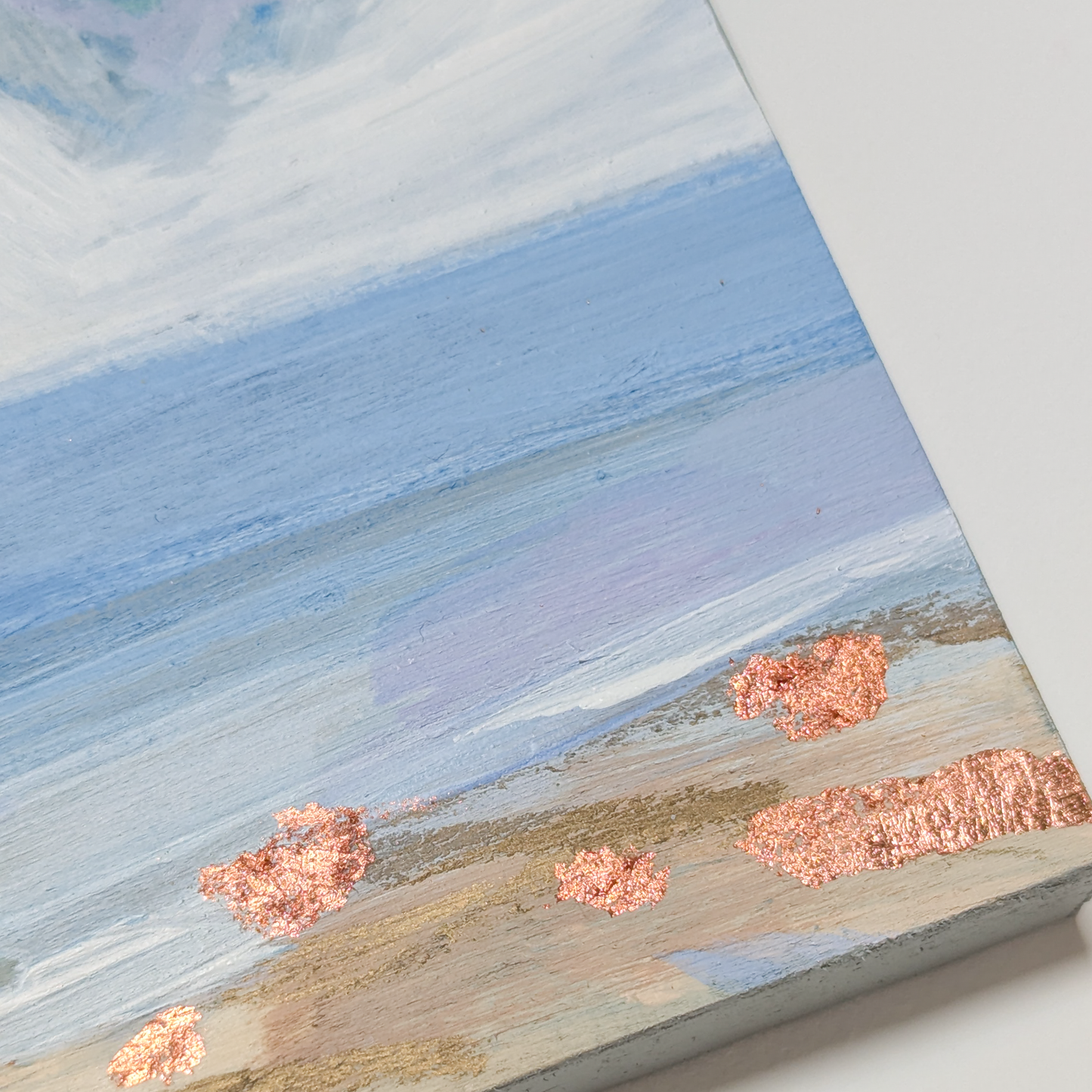 Spring on the Shore I, Original Painting on Board