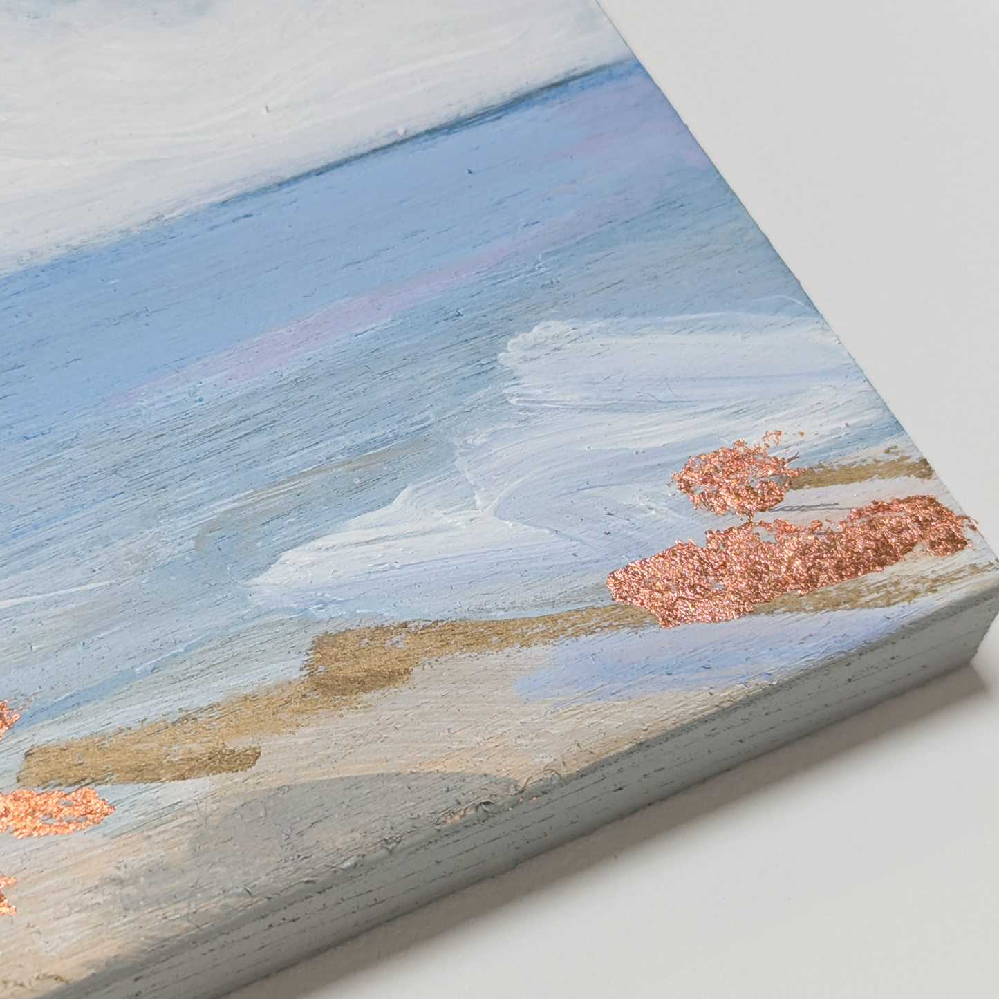 Spring on the Shore II, Original Painting on Board