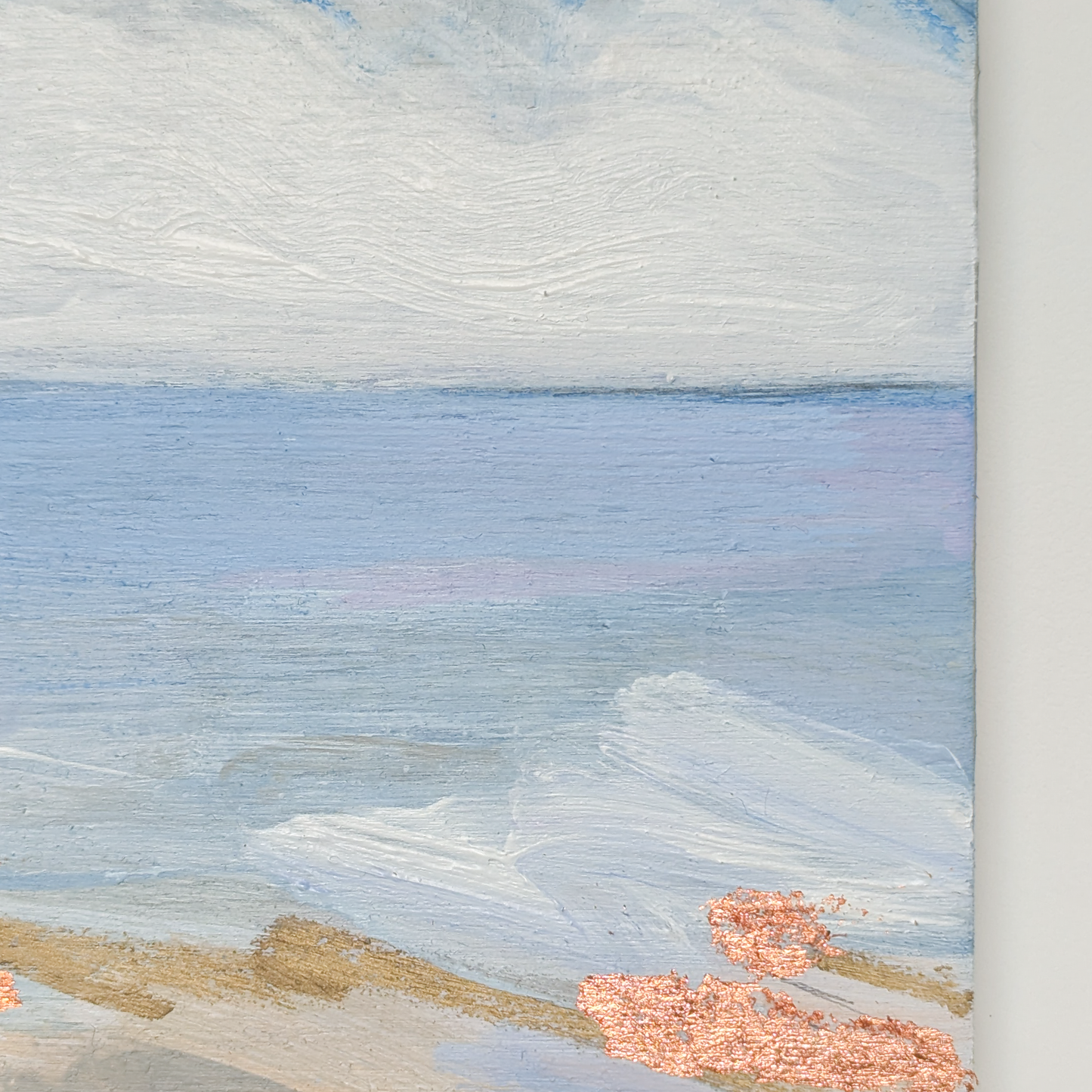 Spring on the Shore II, Original Painting on Board