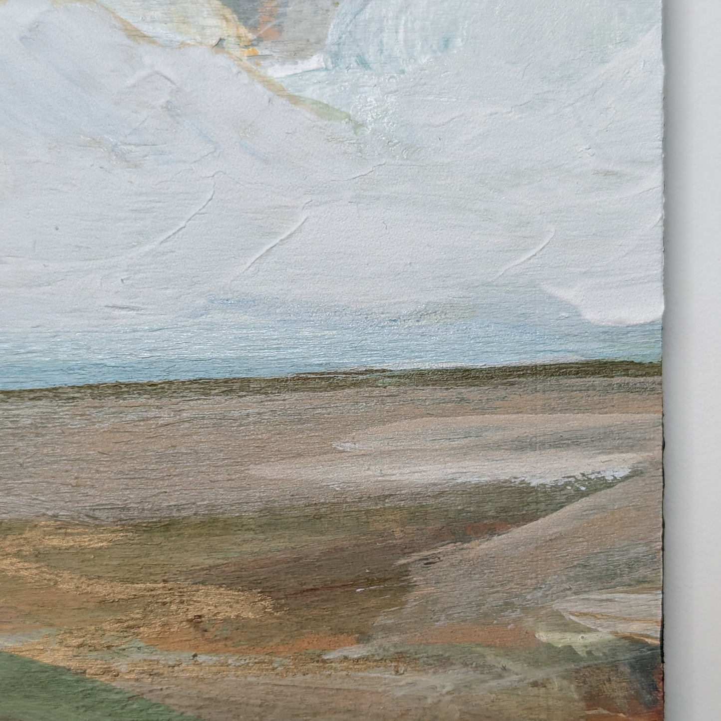 Touching the Earth I, Original Painting on Board