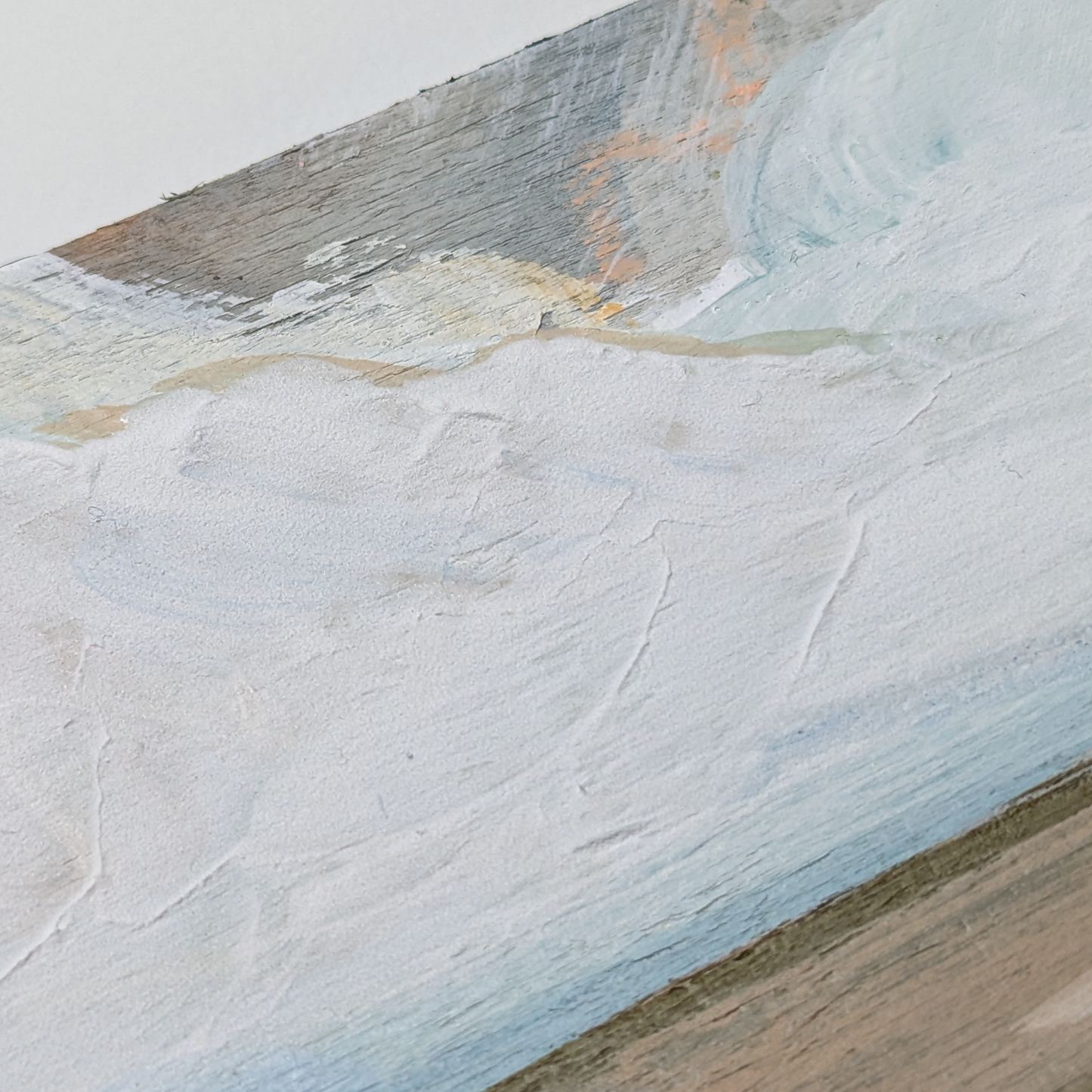 Touching the Earth I, Original Painting on Board