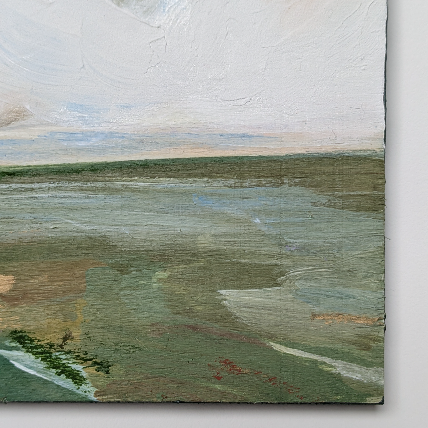 After the Downpour I, Original Painting on Board