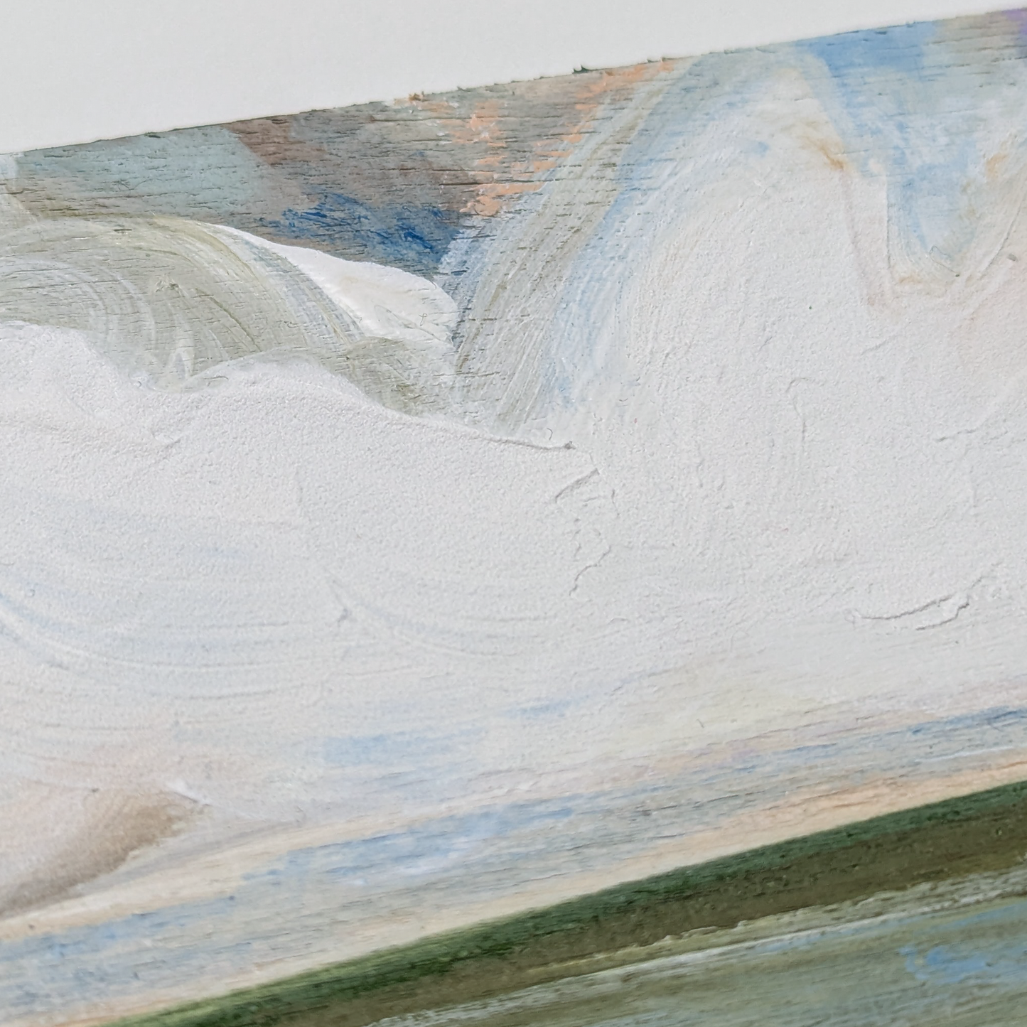 After the Downpour I, Original Painting on Board