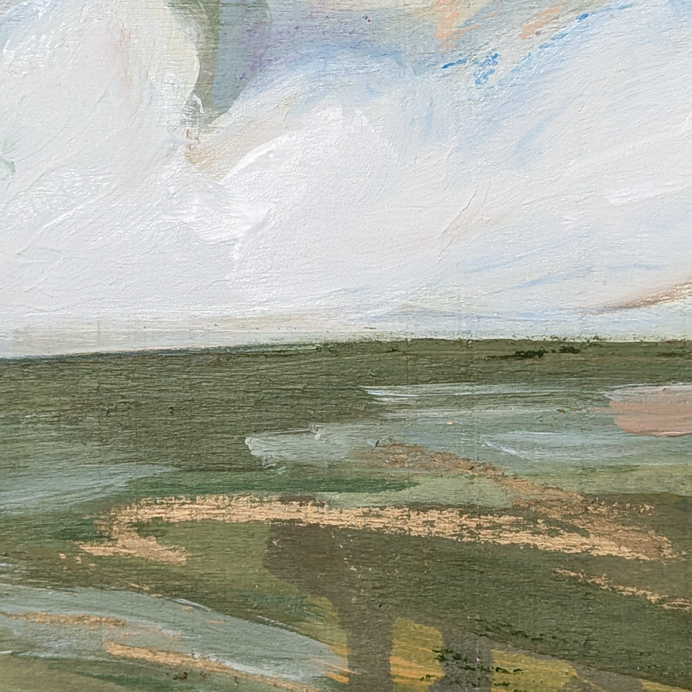 After the Downpour II, Original Painting on Board