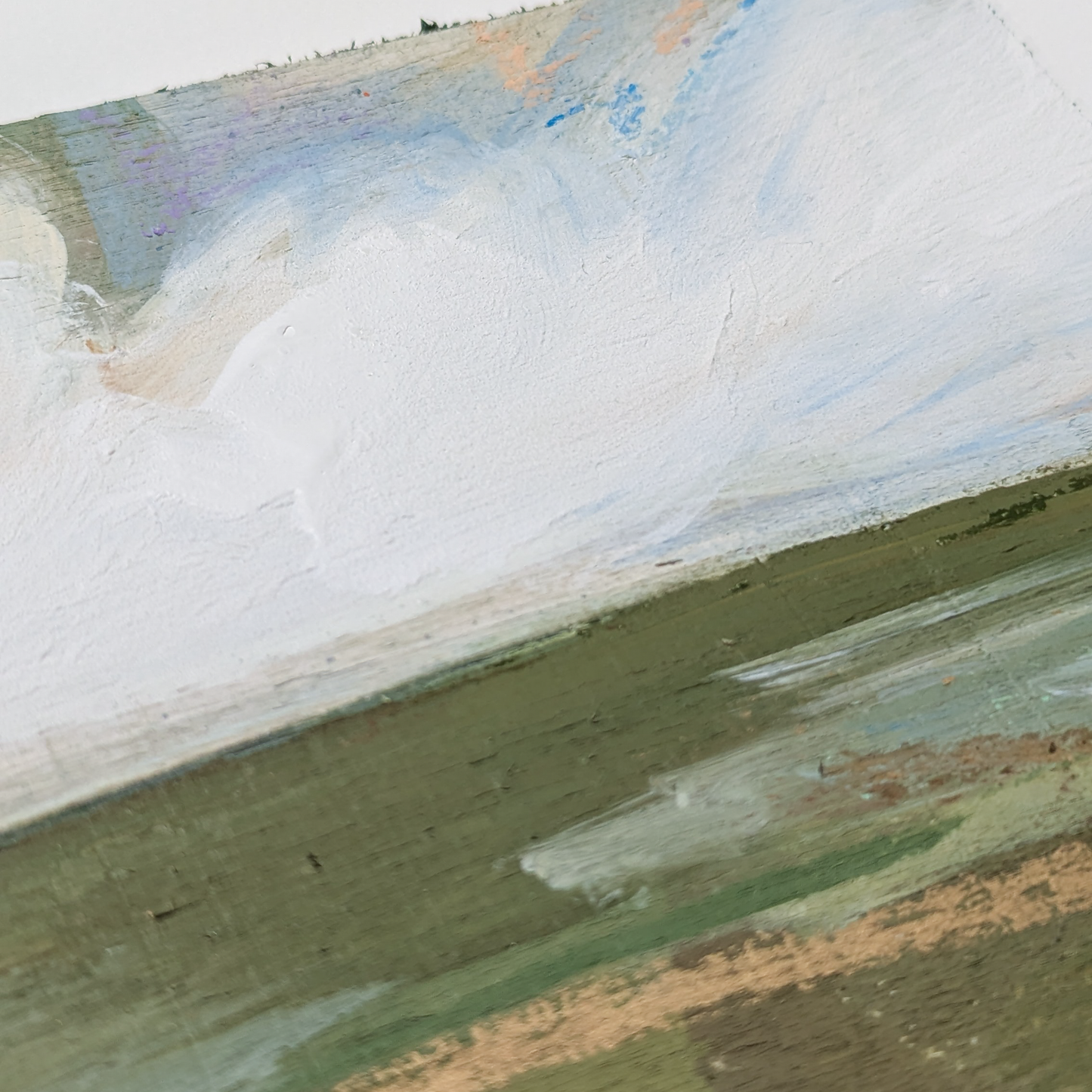 After the Downpour II, Original Painting on Board