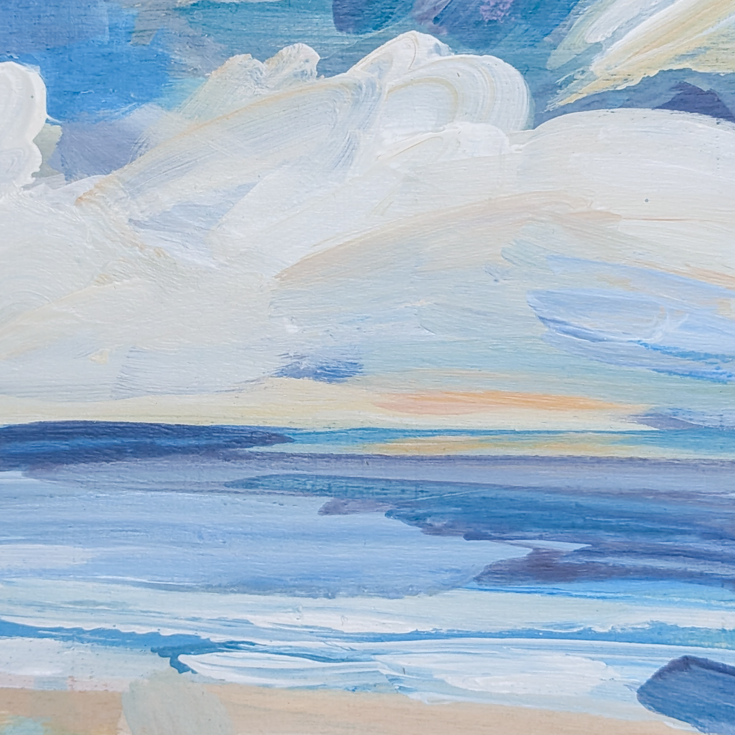 Let's Celebrate What We Have II, Original Painting on Board