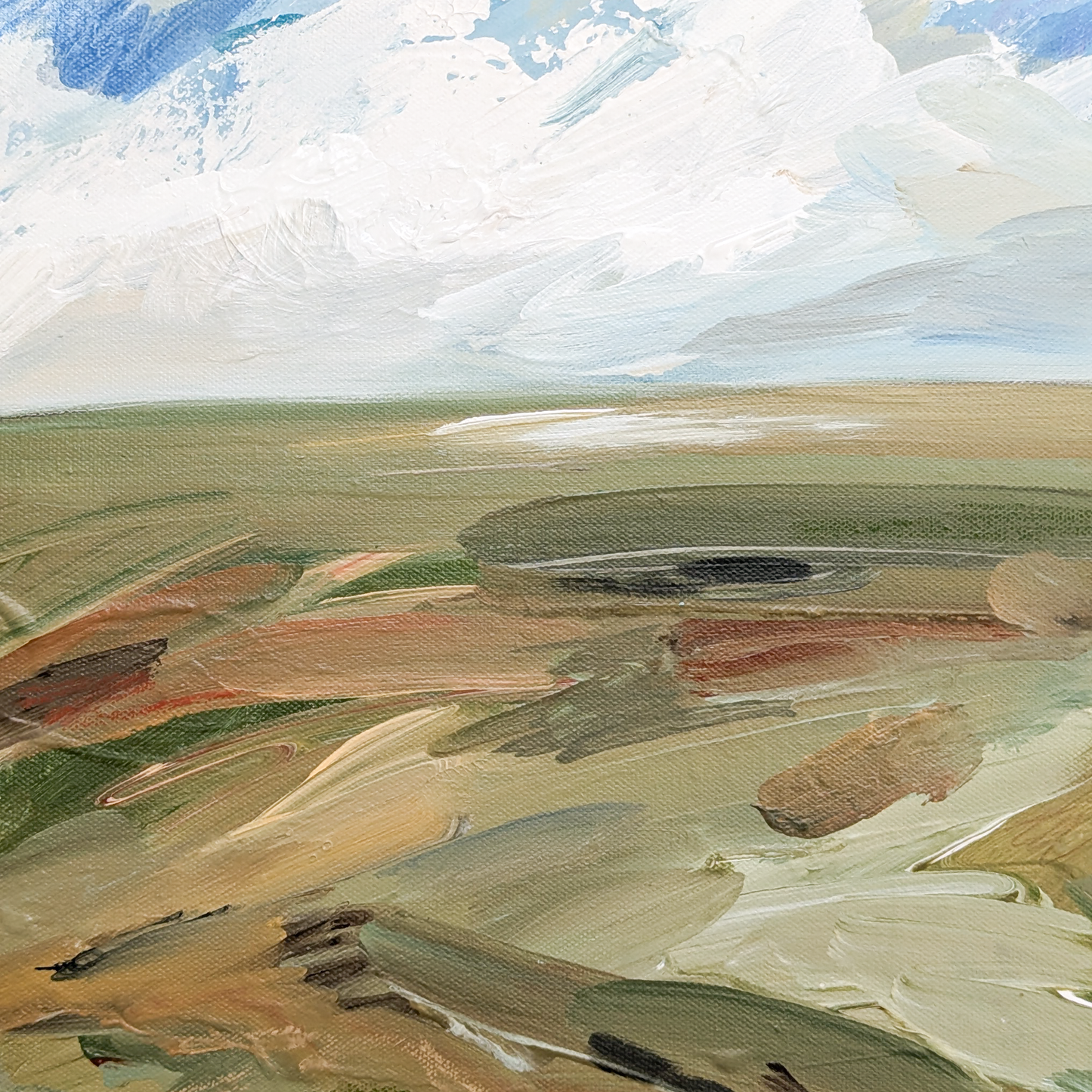 The Season is Changing II, Original Painting on Canvas