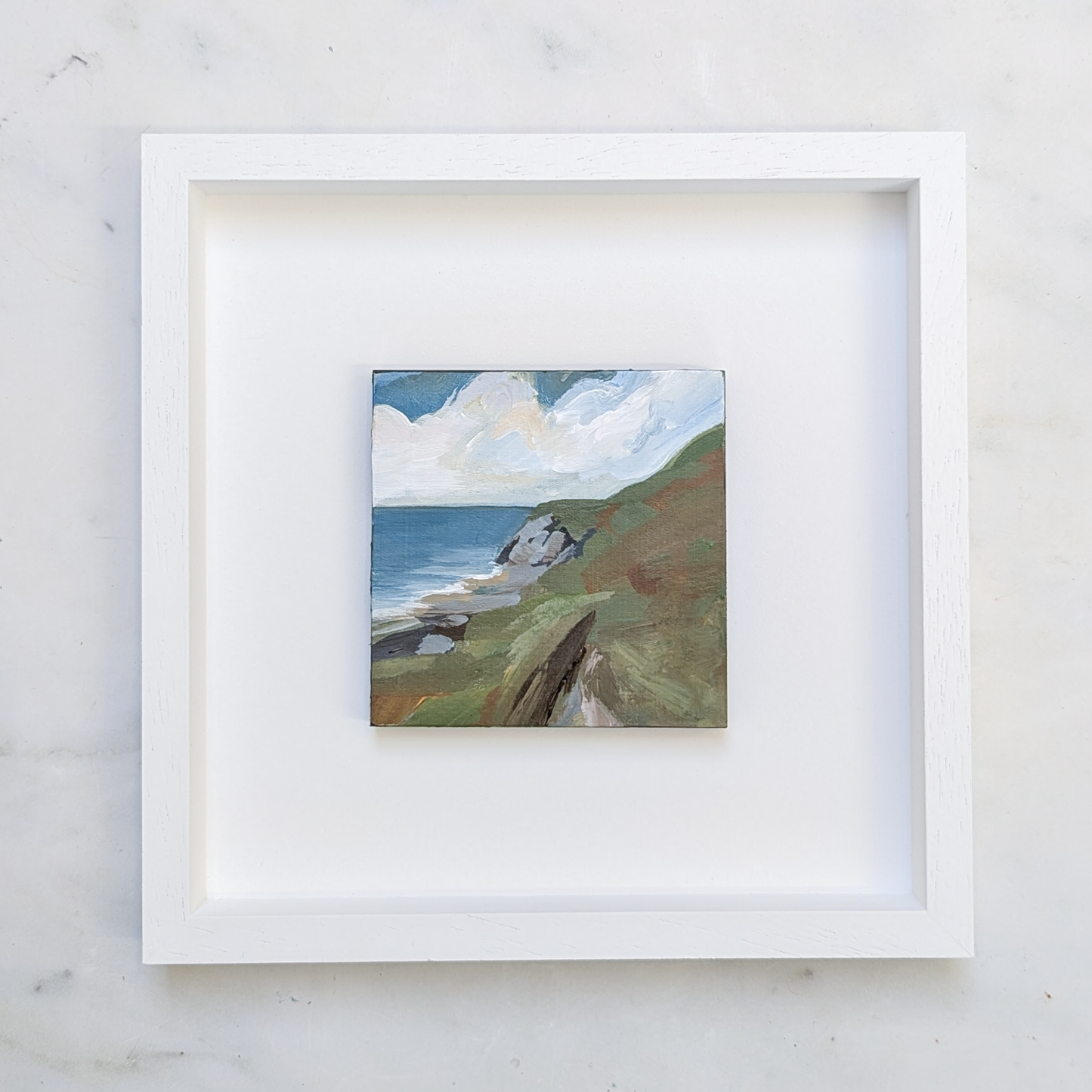 Cliff Walks II, Original Painting on Board