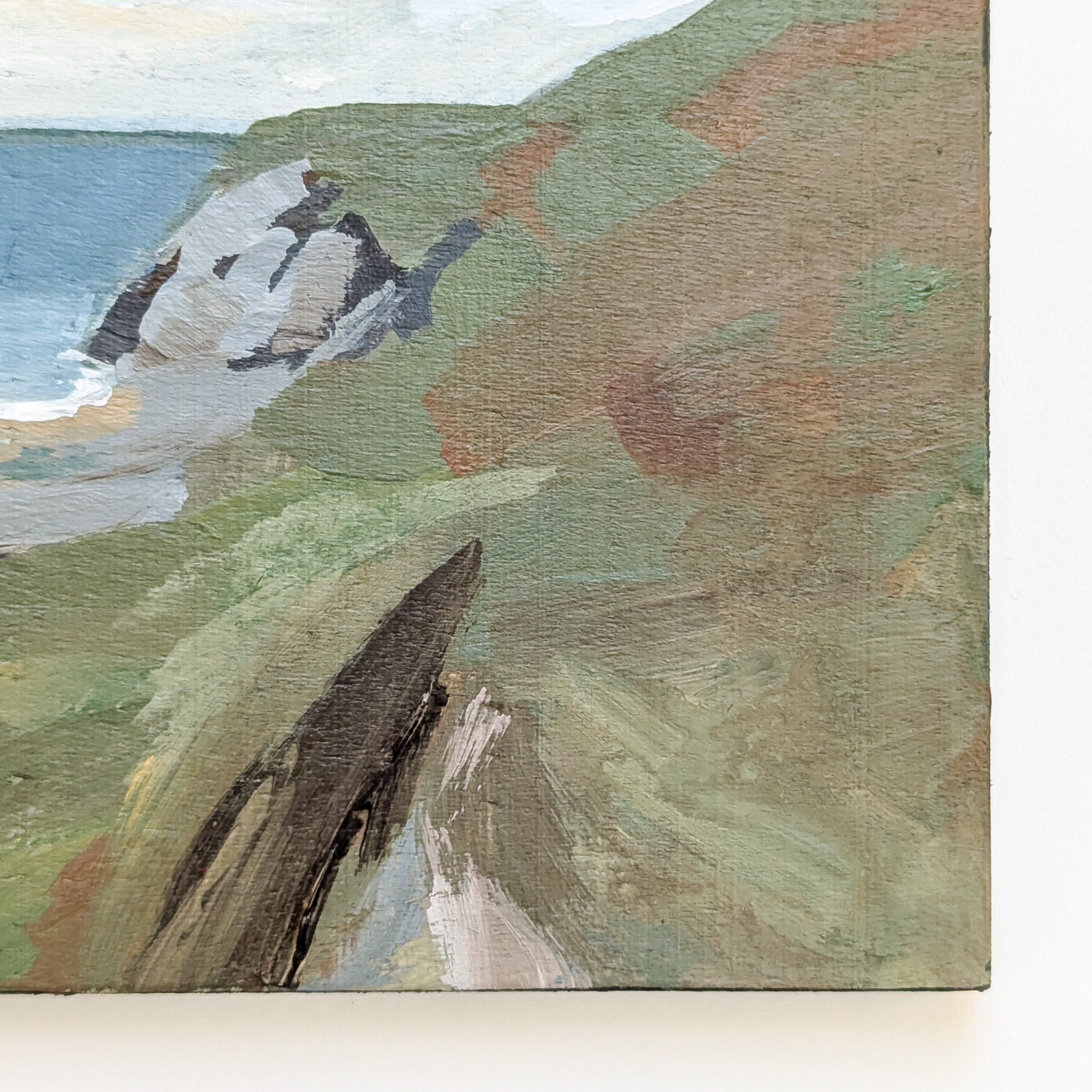 Cliff Walks II, Original Painting on Board