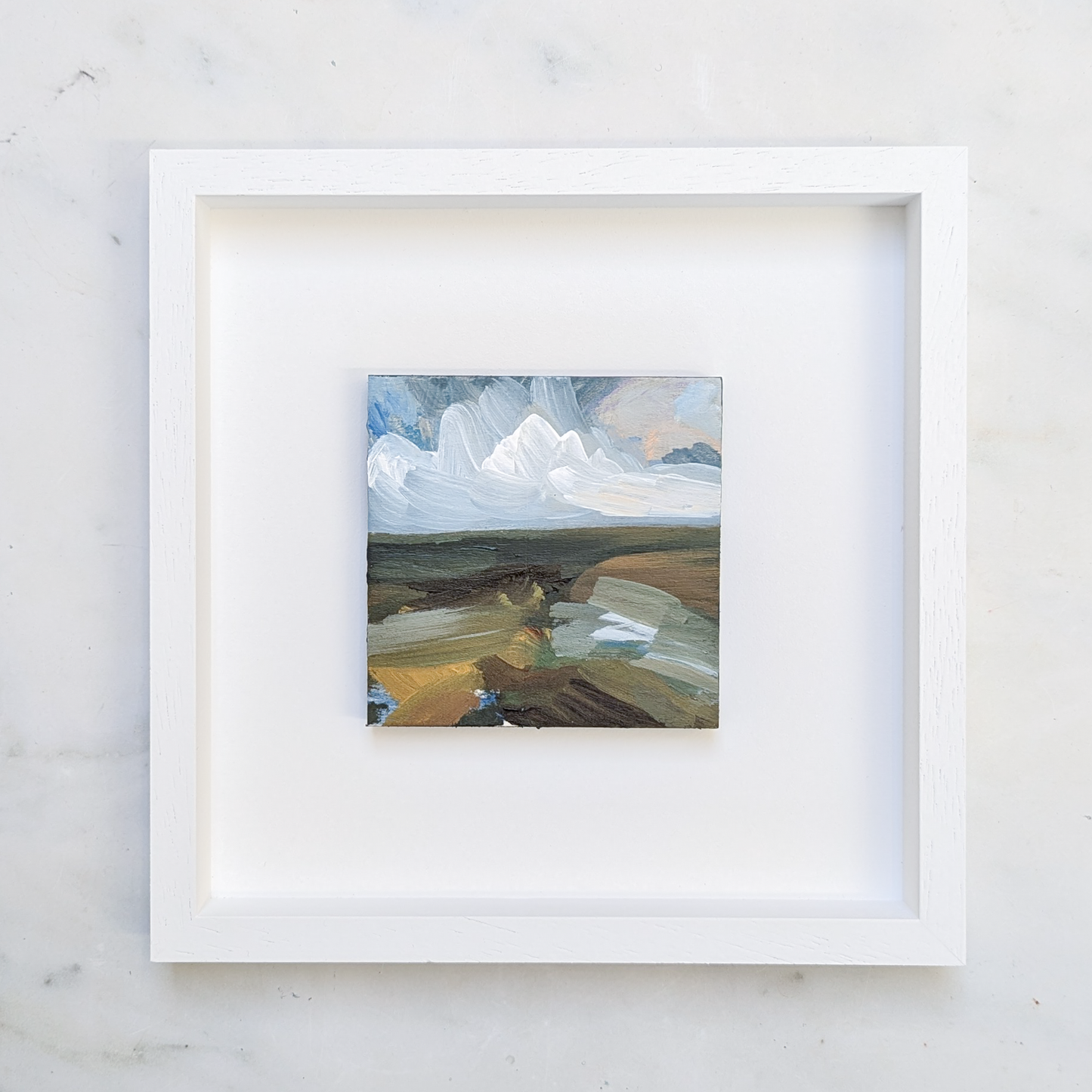 Autumn Has Come to the Fields II, Original Painting on Board