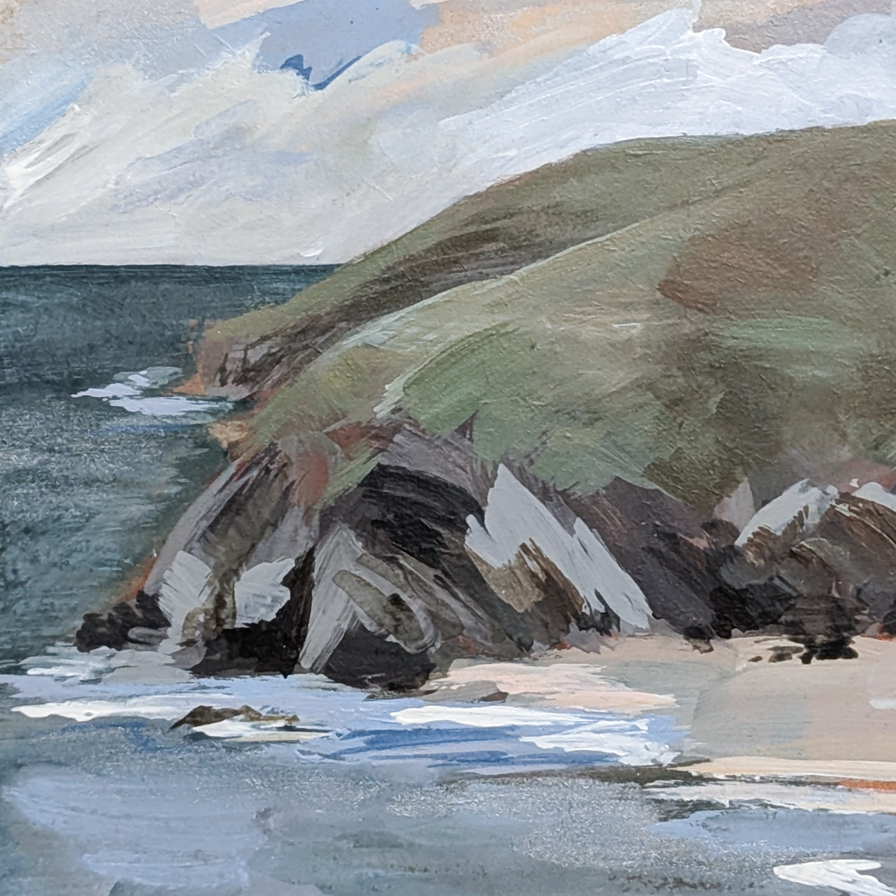 The Cwtch Collection - Cottage II, Original Painting on Board