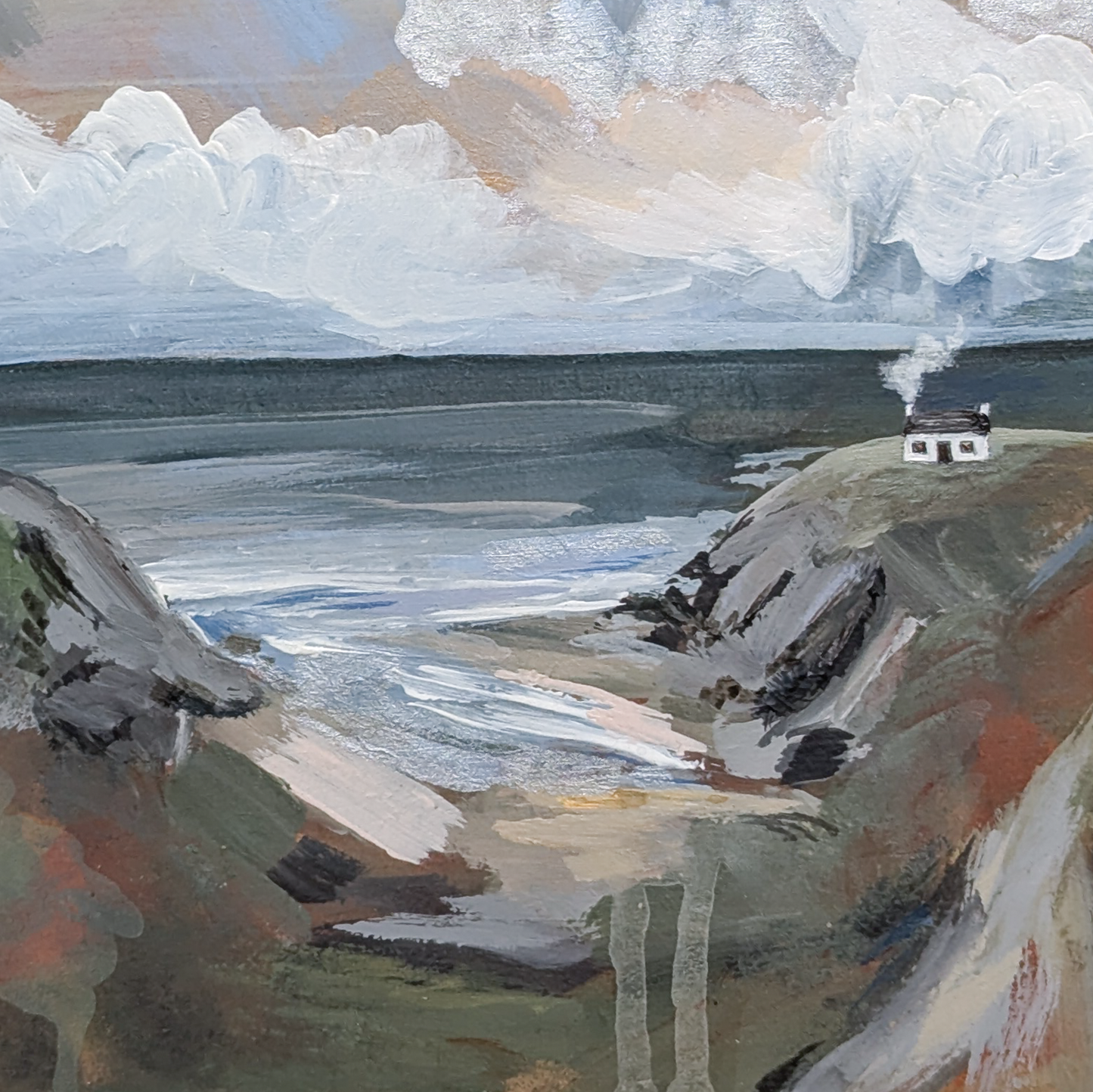 The Cwtch Collection - Cottage III, Original Painting on Board