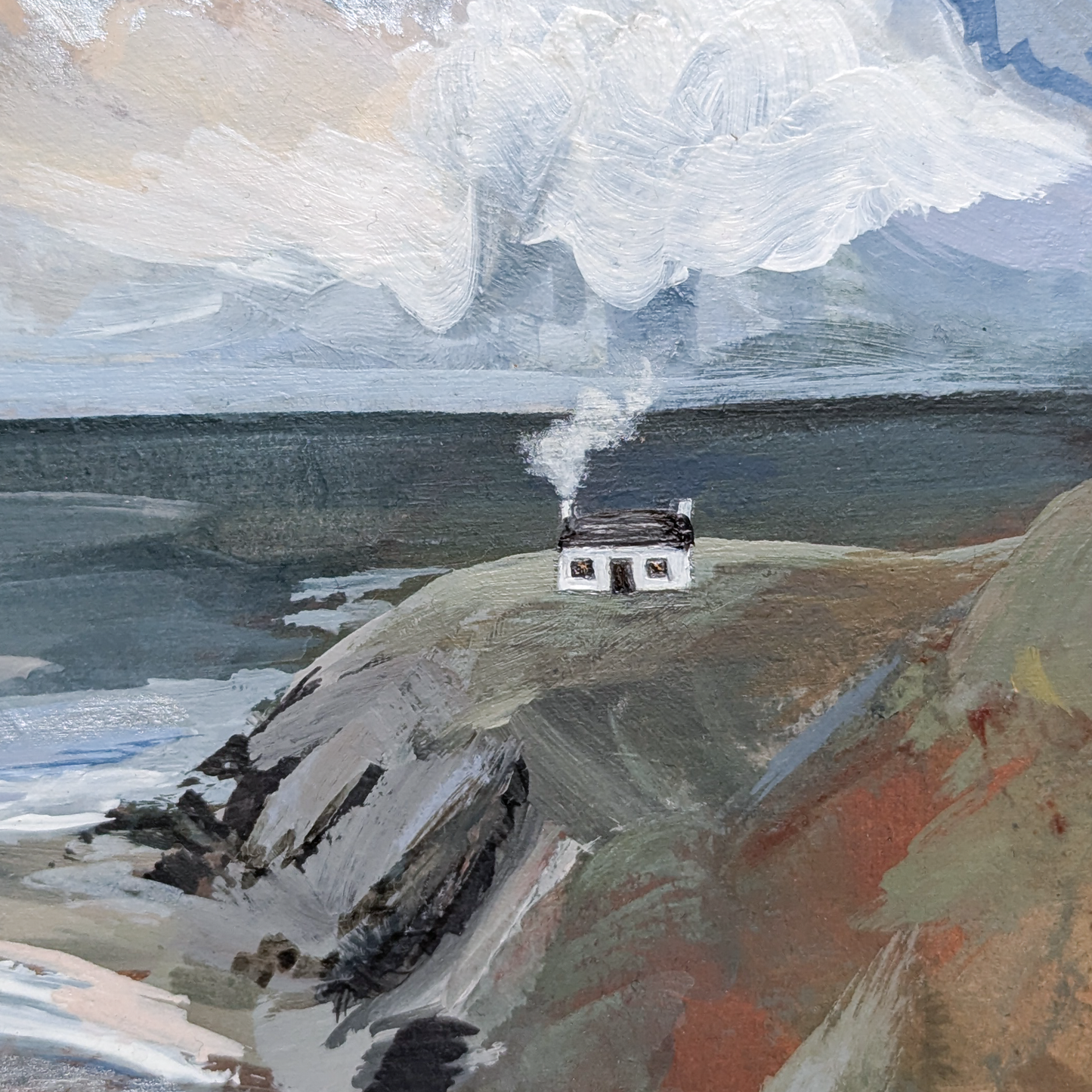 The Cwtch Collection - Cottage III, Original Painting on Board