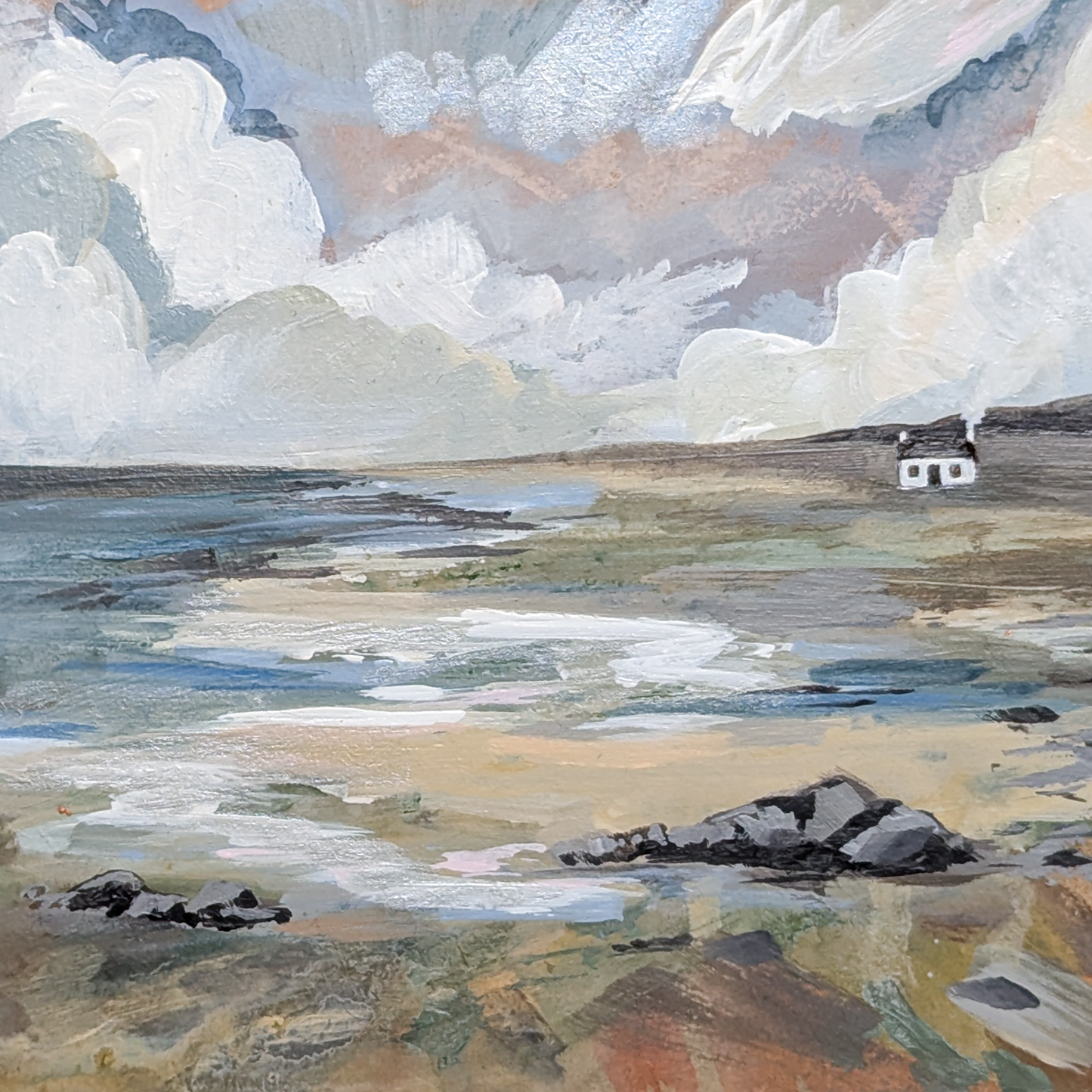 The Cwtch Collection - Cottage IV, Original Painting on Board