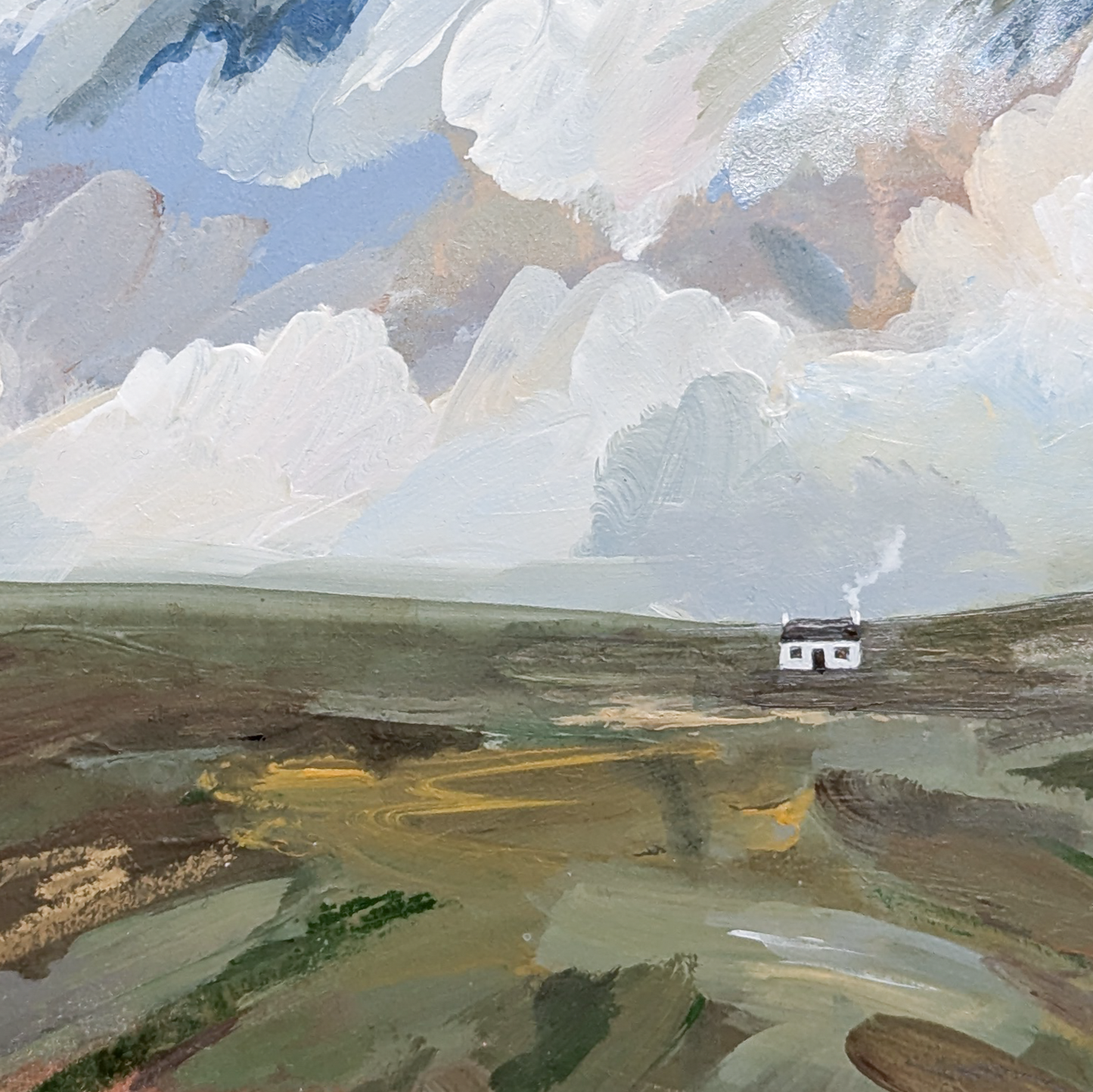 The Cwtch Collection - Cottage V, Original Painting on Board