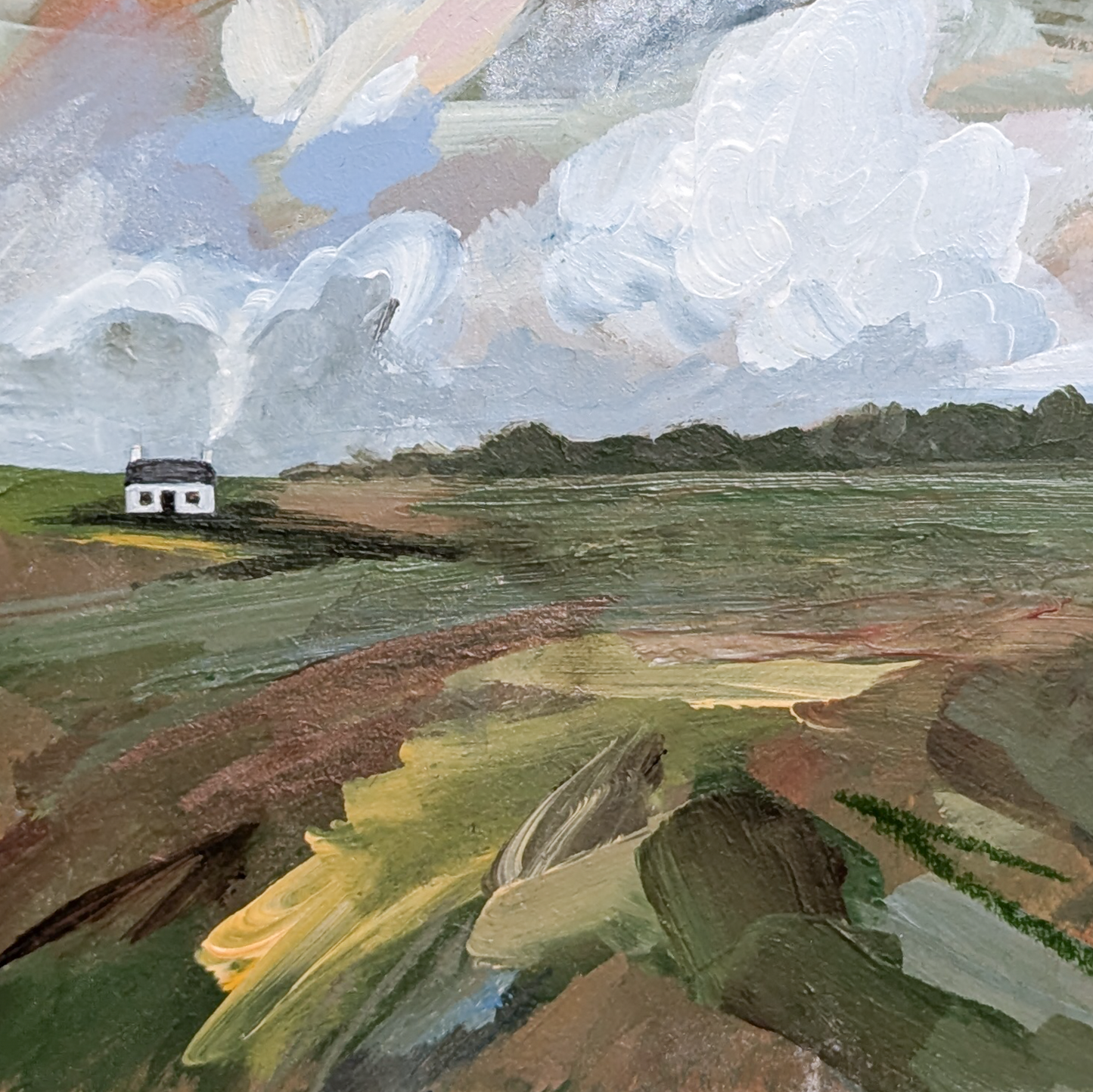 The Cwtch Collection - Cottage VII, Original Painting on Board