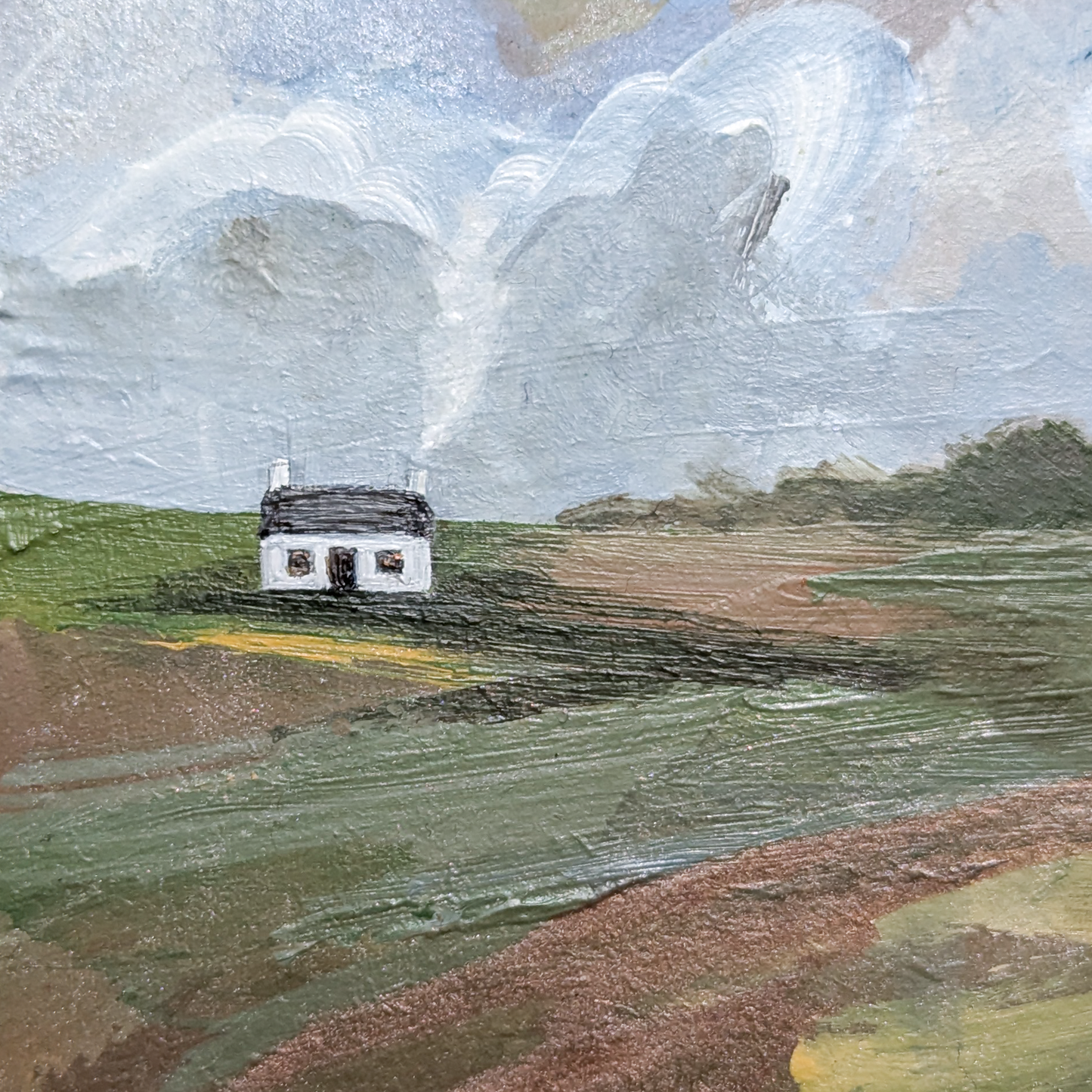 The Cwtch Collection - Cottage VII, Original Painting on Board
