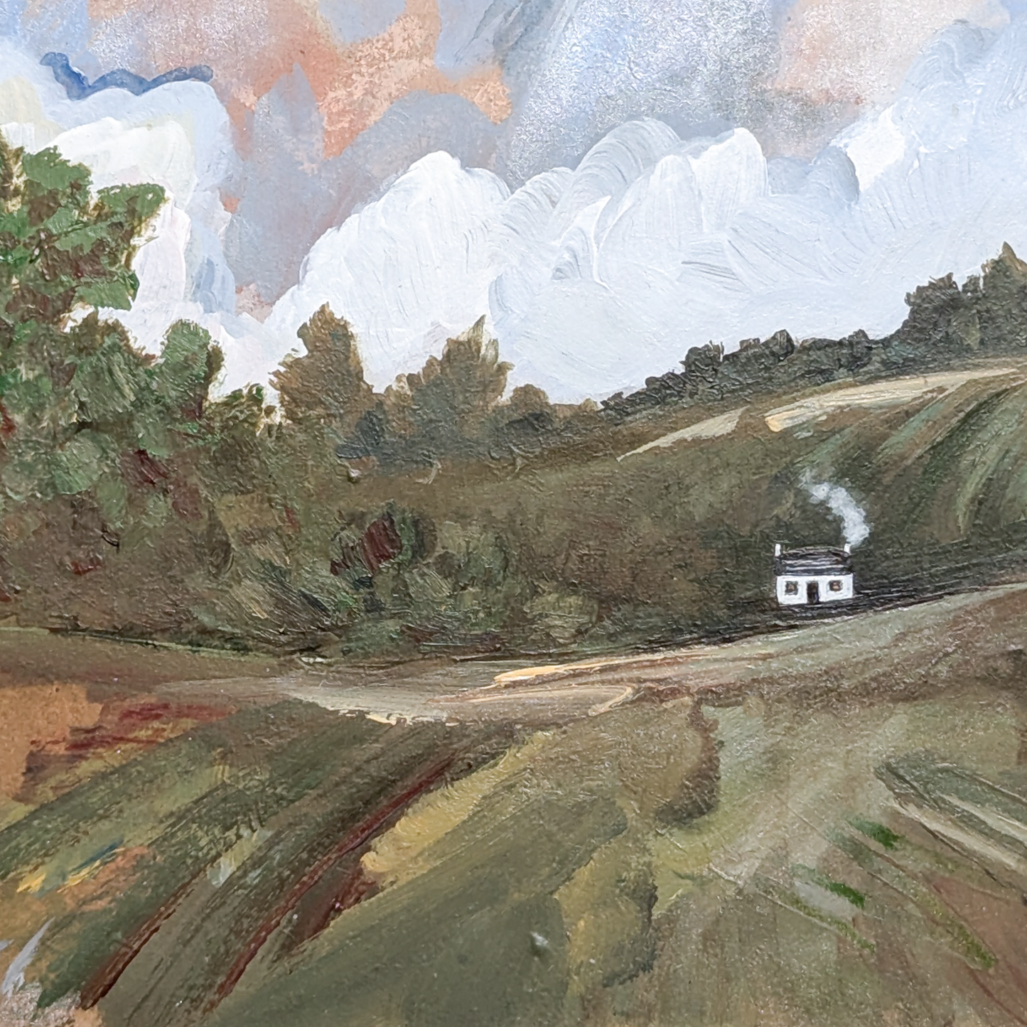The Cwtch Collection - Cottage VIII, Original Painting on Board