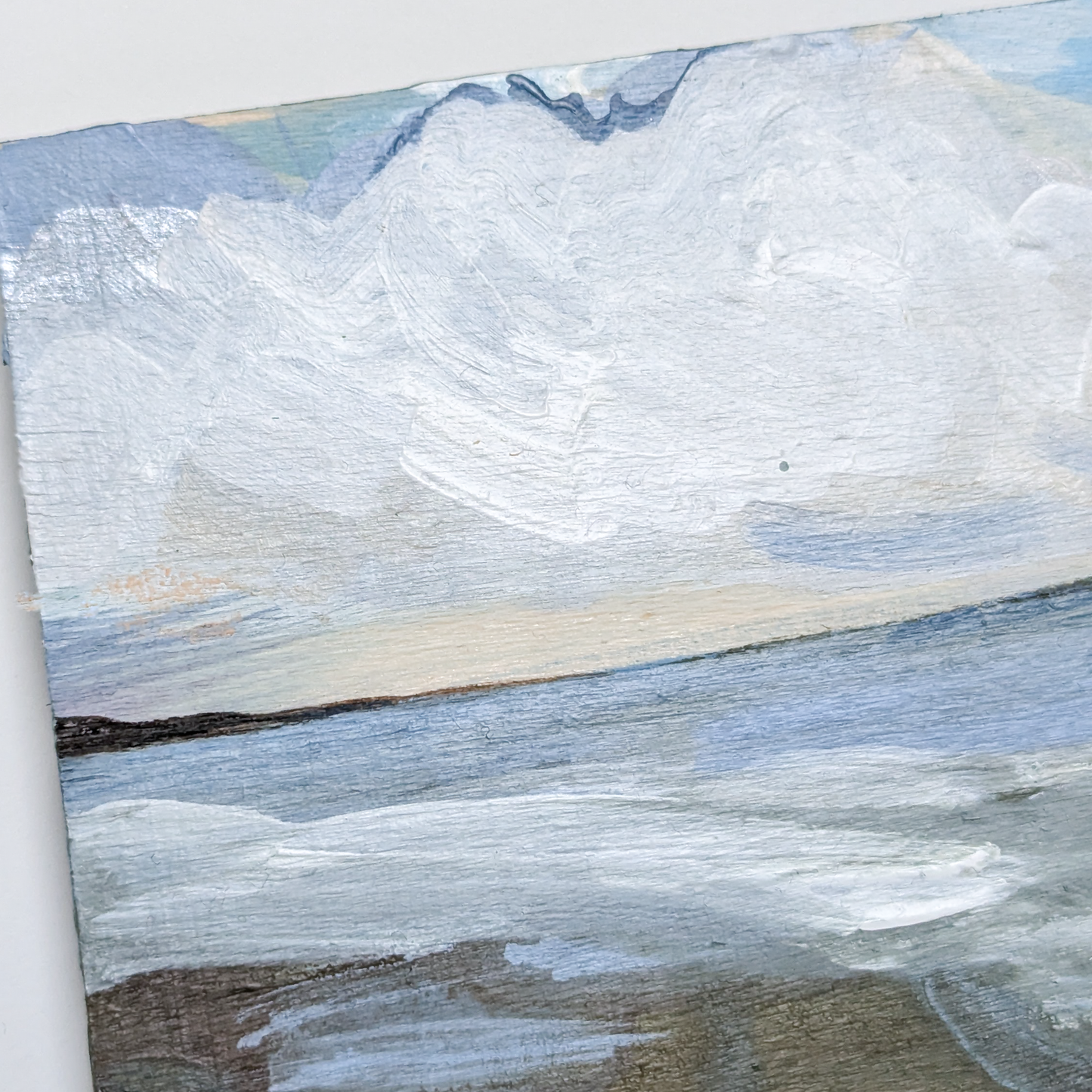 Autumn on the Shore I, Original Painting on Board