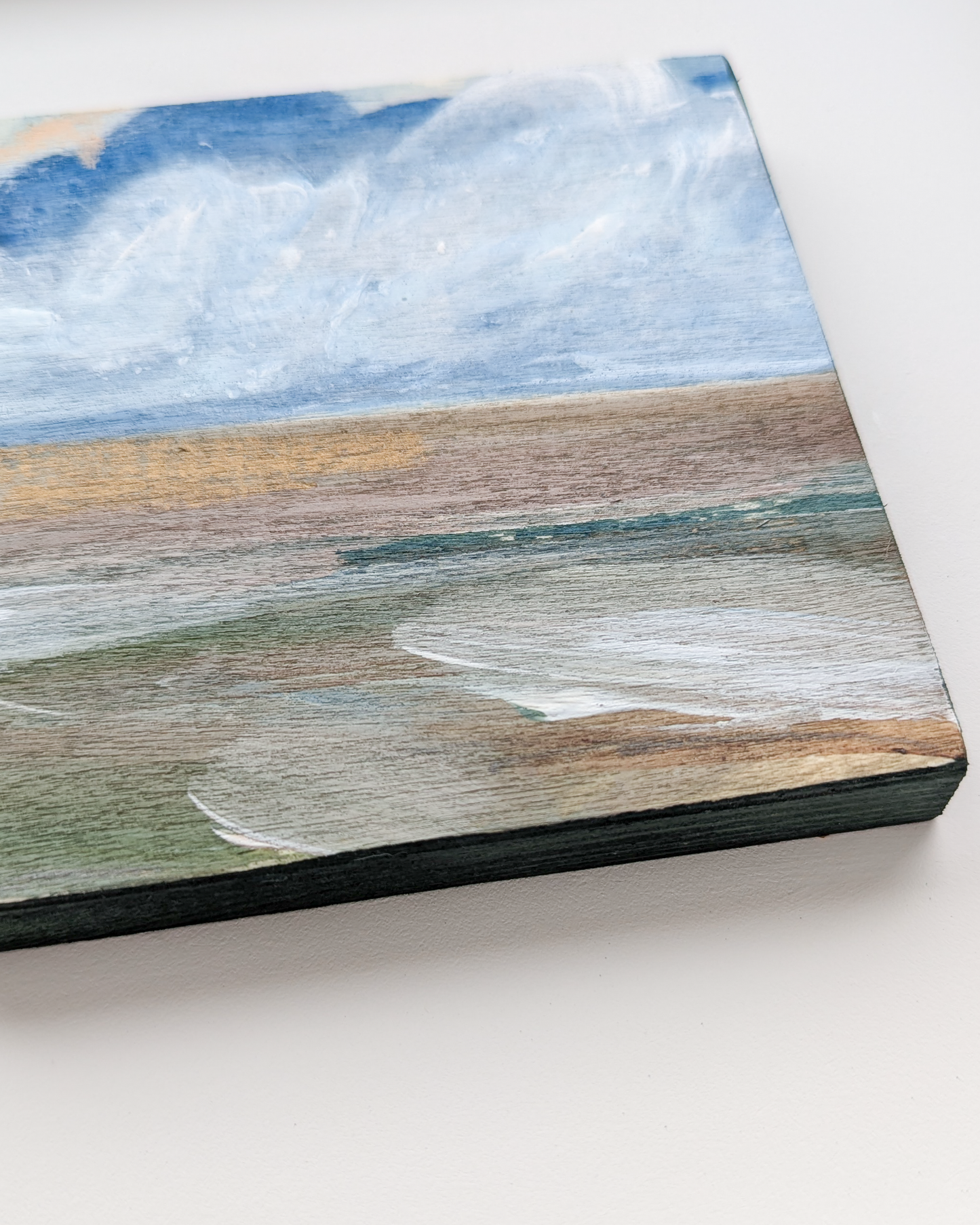 Wild and Quiet I, Original Painting on Board