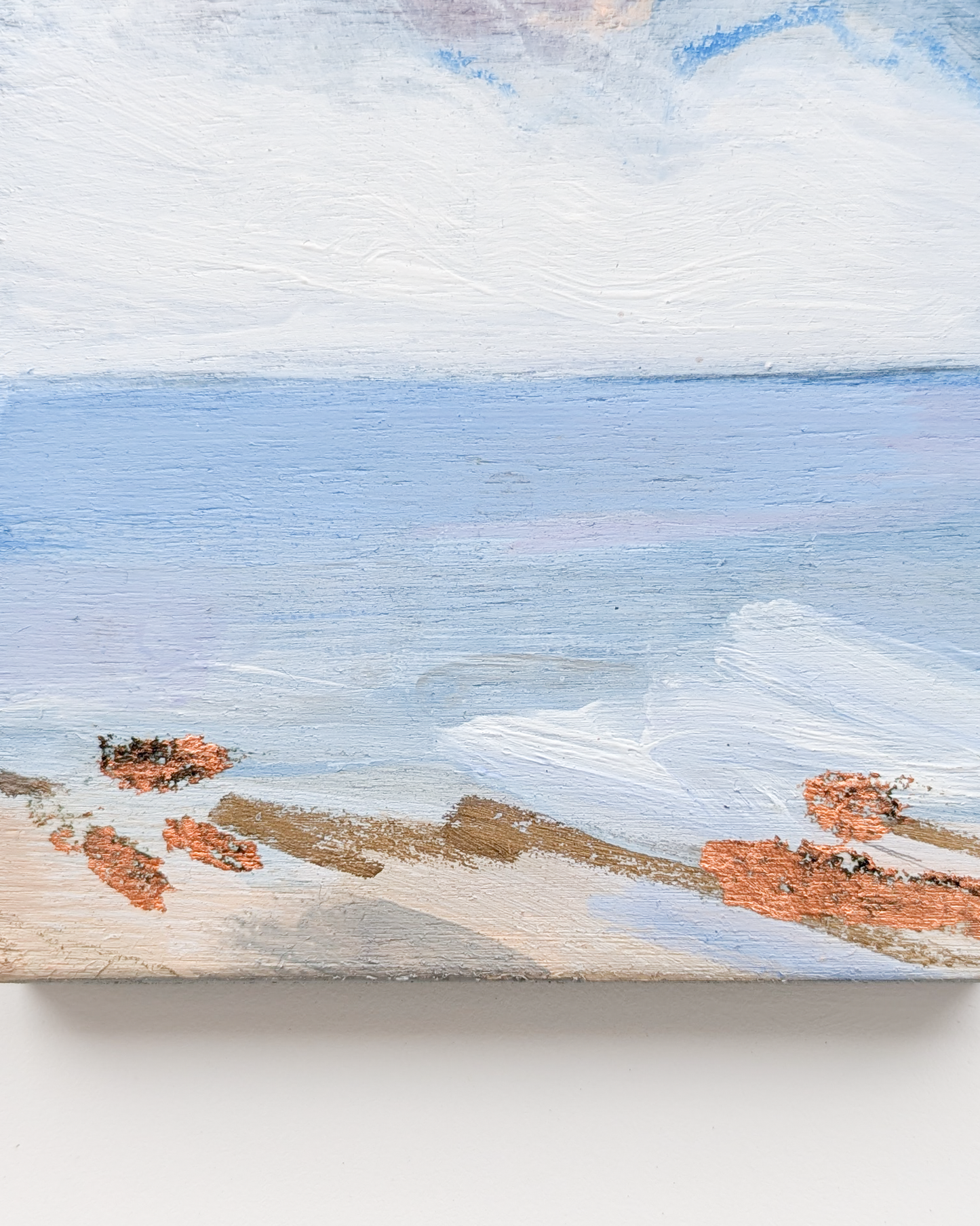 Spring on the Shore II, Original Painting on Board