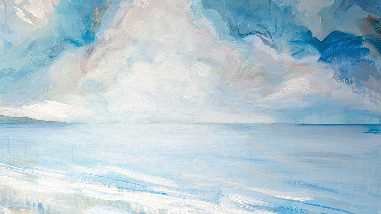 The Best is Yet to Come, Original Painting on Canvas