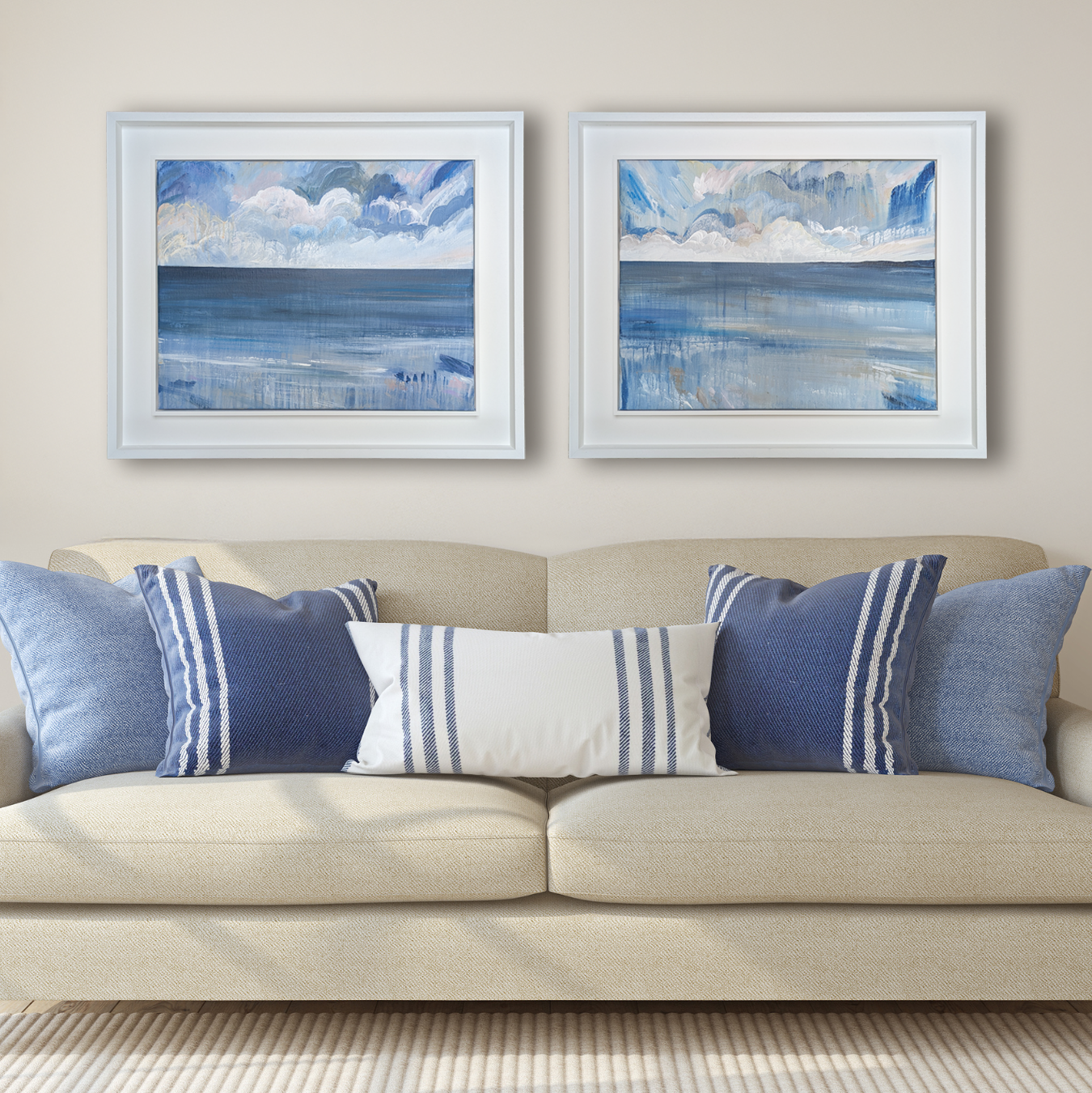 A Peaceful Morning, Original Painting on Canvas