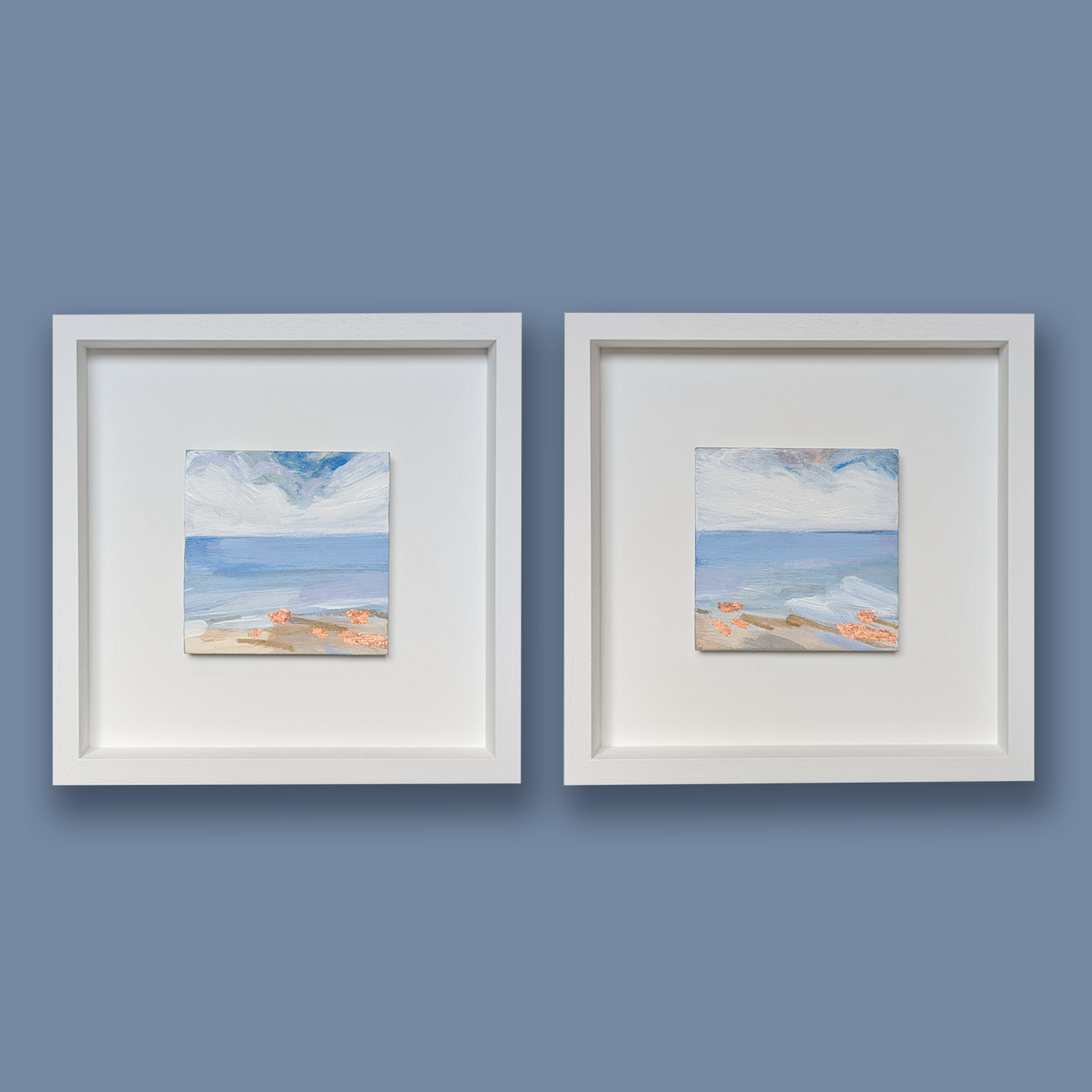 Spring on the Shore I, Original Painting on Board