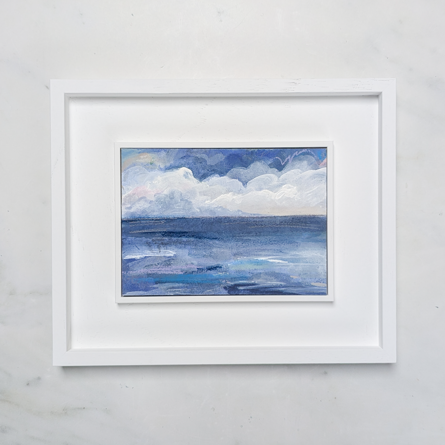 Clouds of Tulle, Original Painting on Board
