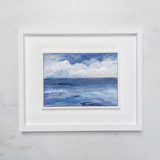 Clouds of Tulle, Original Painting on Board