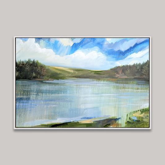 Let The Water Hold You, Original Painting on Canvas