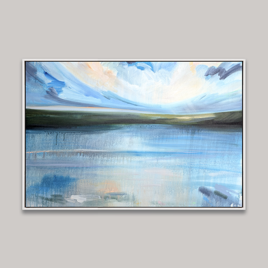 Listen to the Silence, Original Painting on Canvas