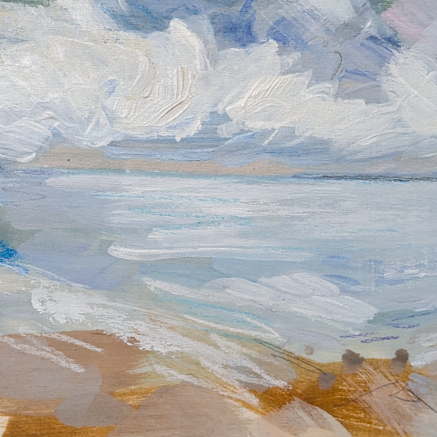 Looking Ahead I, Original Painting on Board