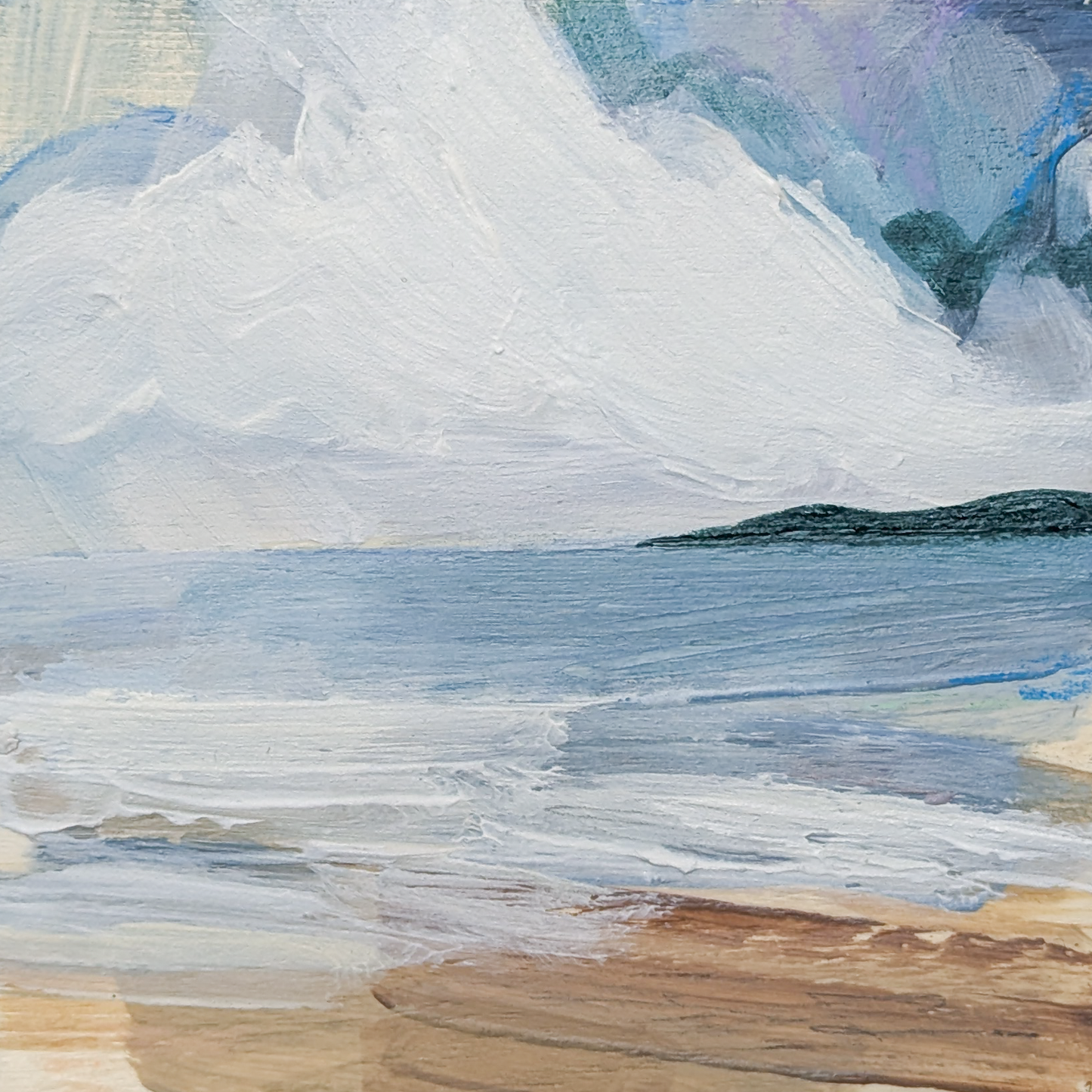 The Fresh Sea Air III, Original Painting on Board