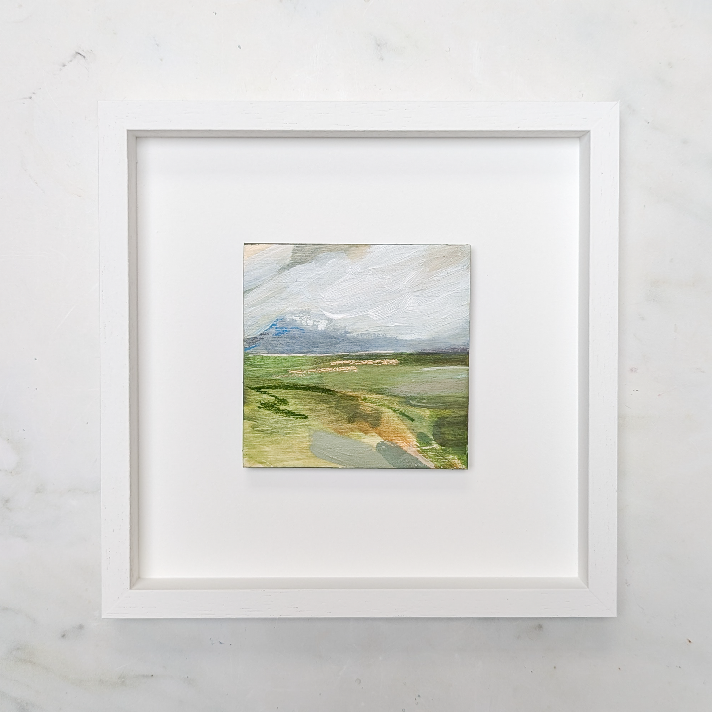 Moody Skies Ahead I, Original Painting on Board