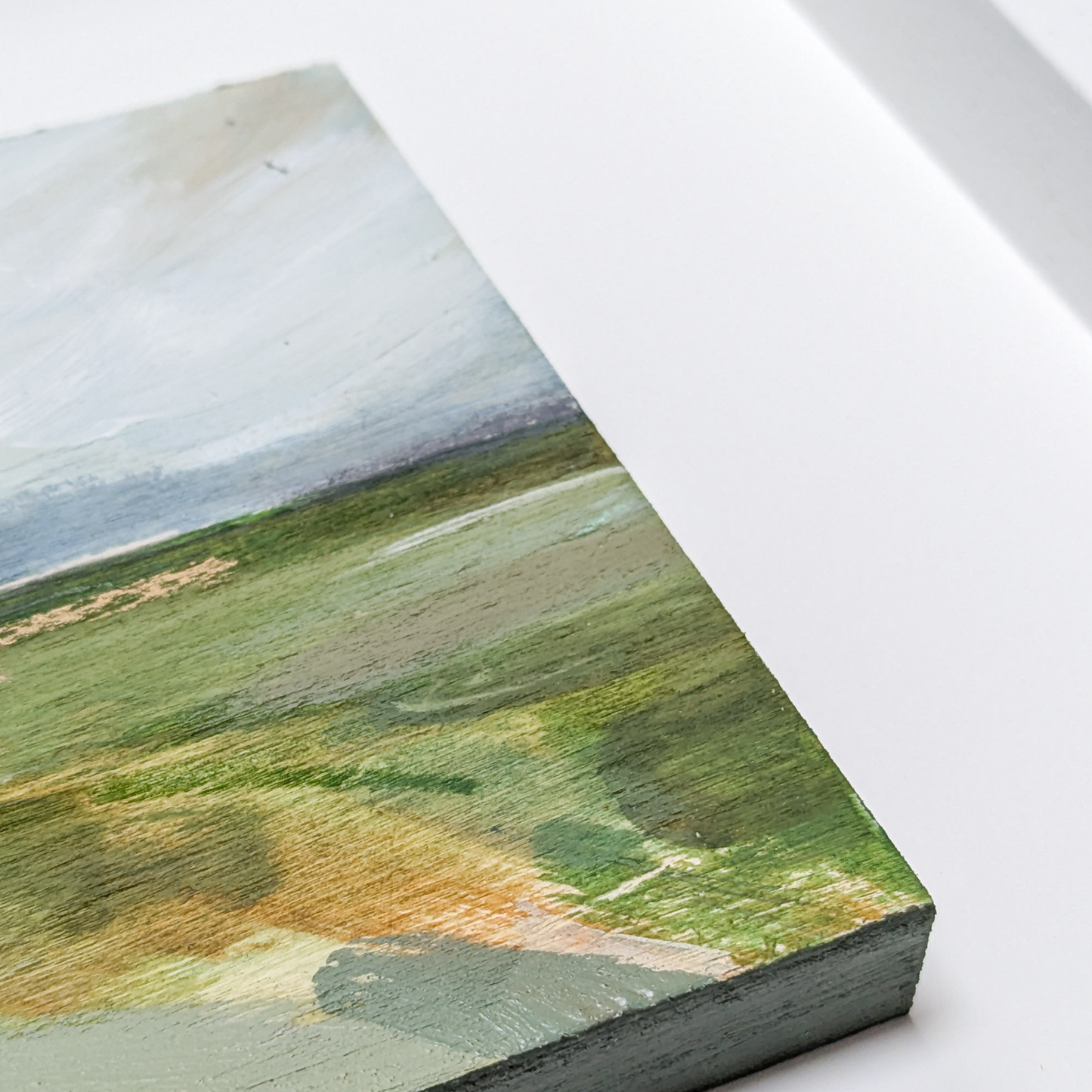 Moody Skies Ahead I, Original Painting on Board
