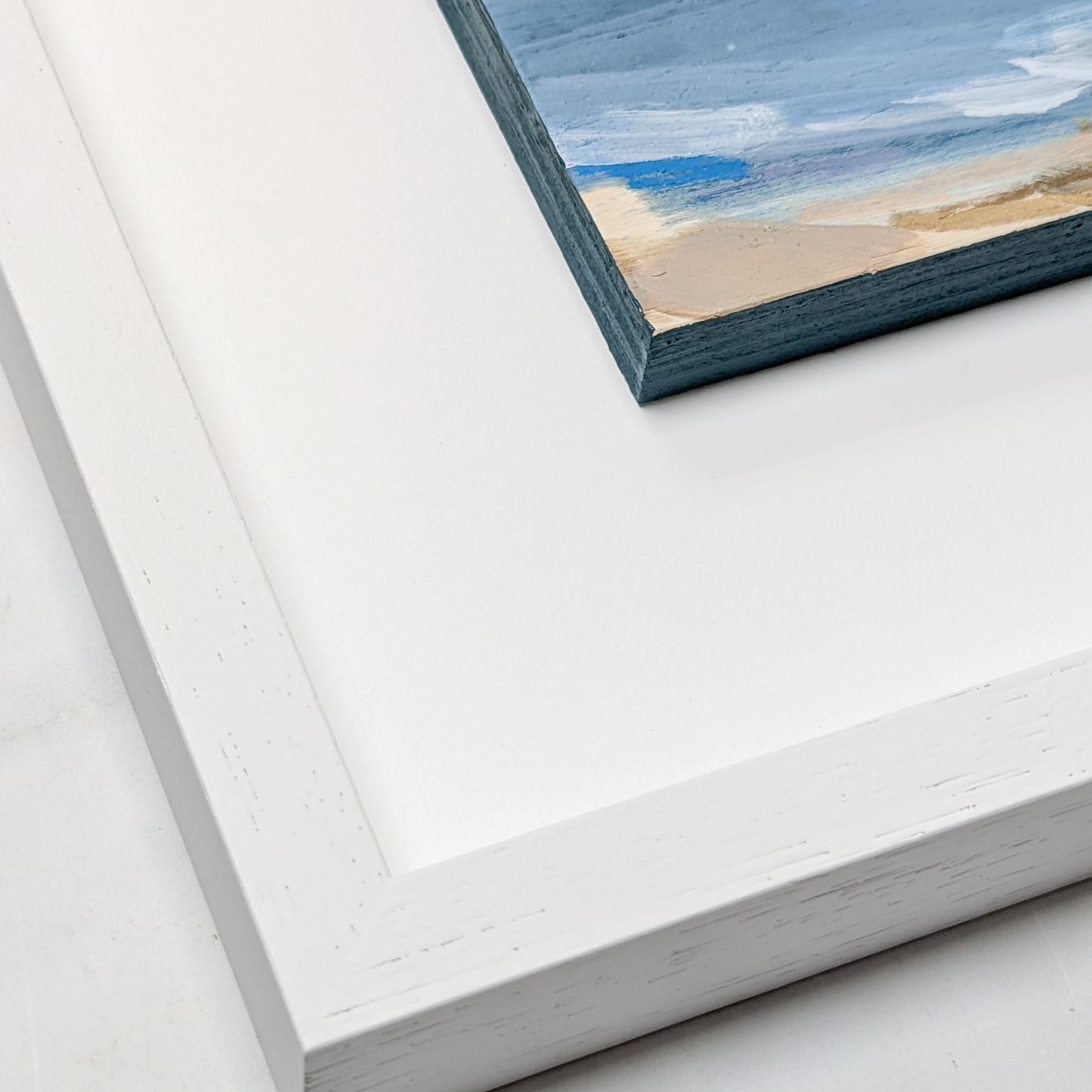 Across the Water I, Original Painting on Board