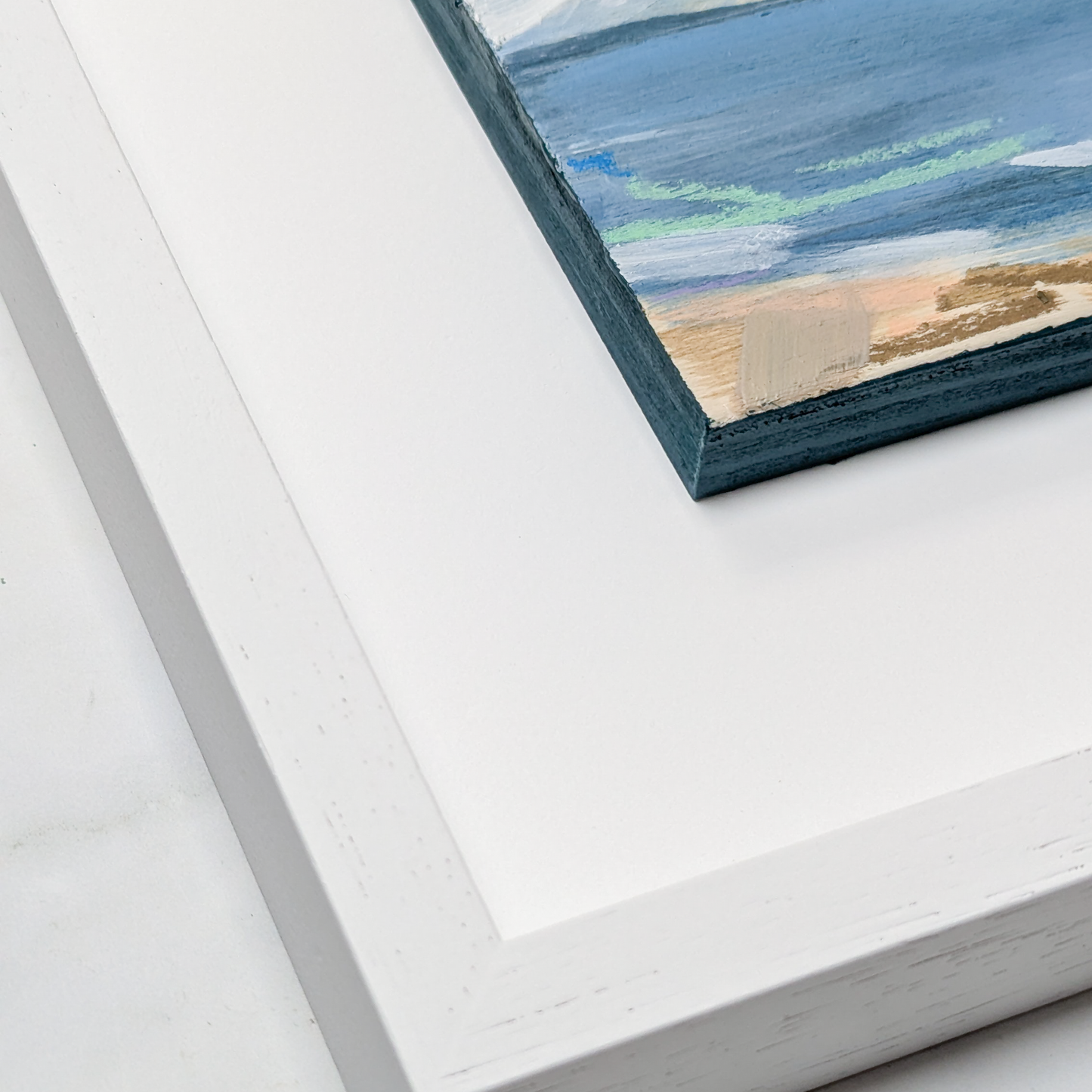 Across the Waves I, Original Painting on Board