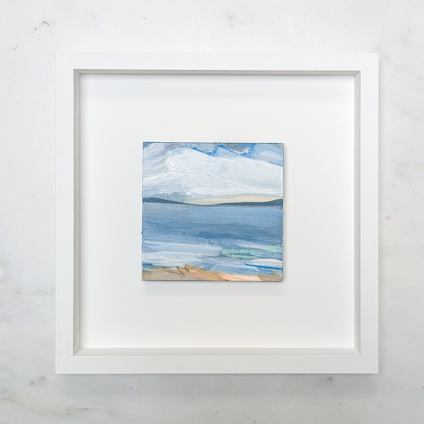 Across the Waves II, Original Painting on Board
